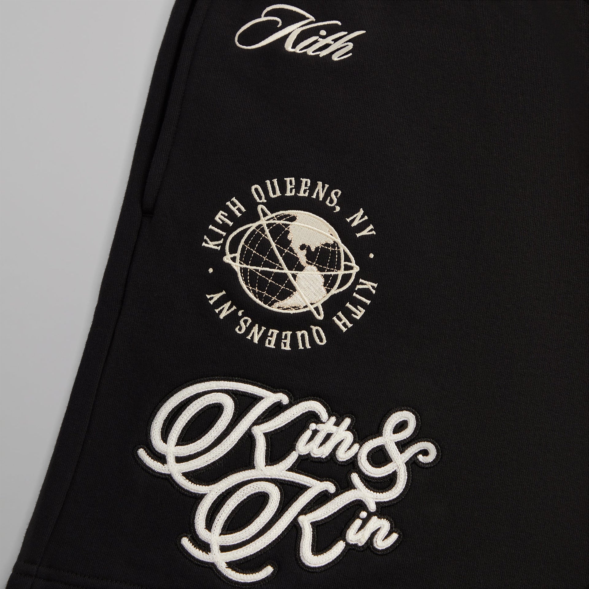 Kith Fleece Curtis Short - Black PH