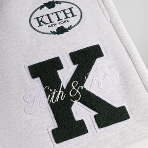 Kith Fleece Curtis Short - Light Heather Grey – Kith Europe