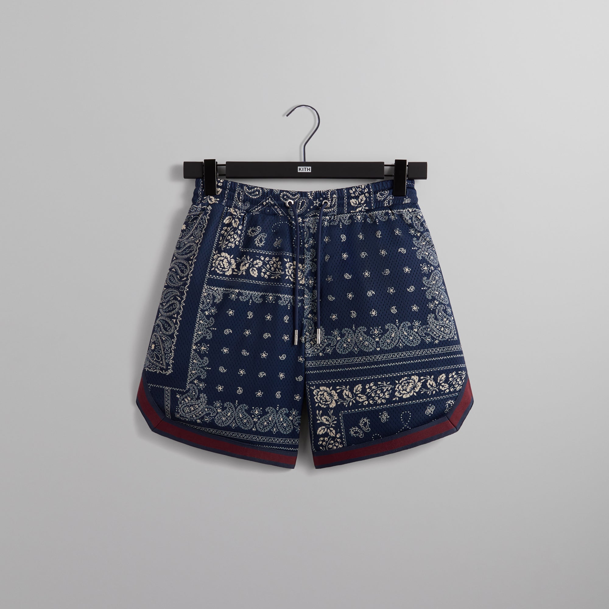 Kith Bandana Mesh Curtis Short - Ink – Kith Europe