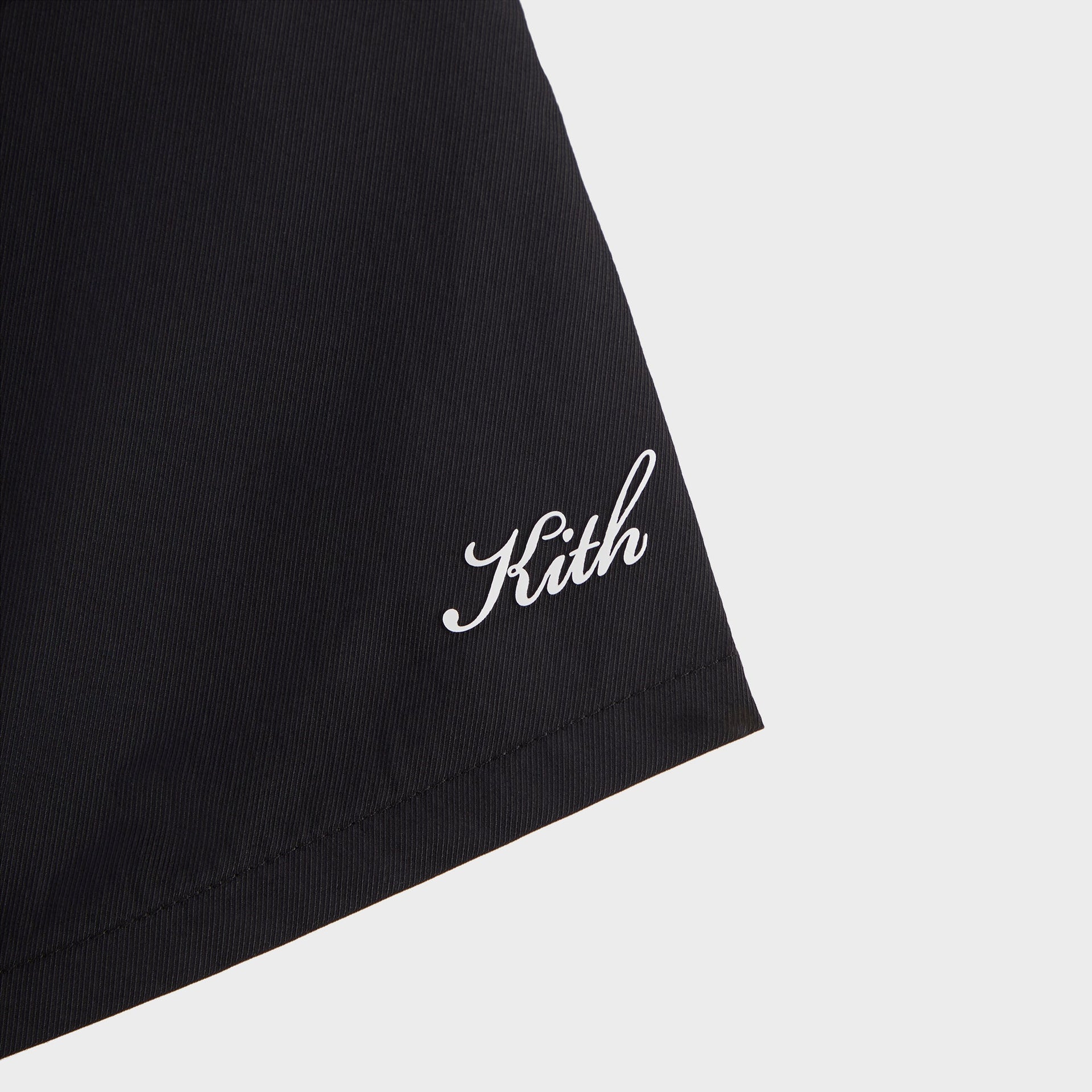 Kith Twill Collins Swim Short in Black