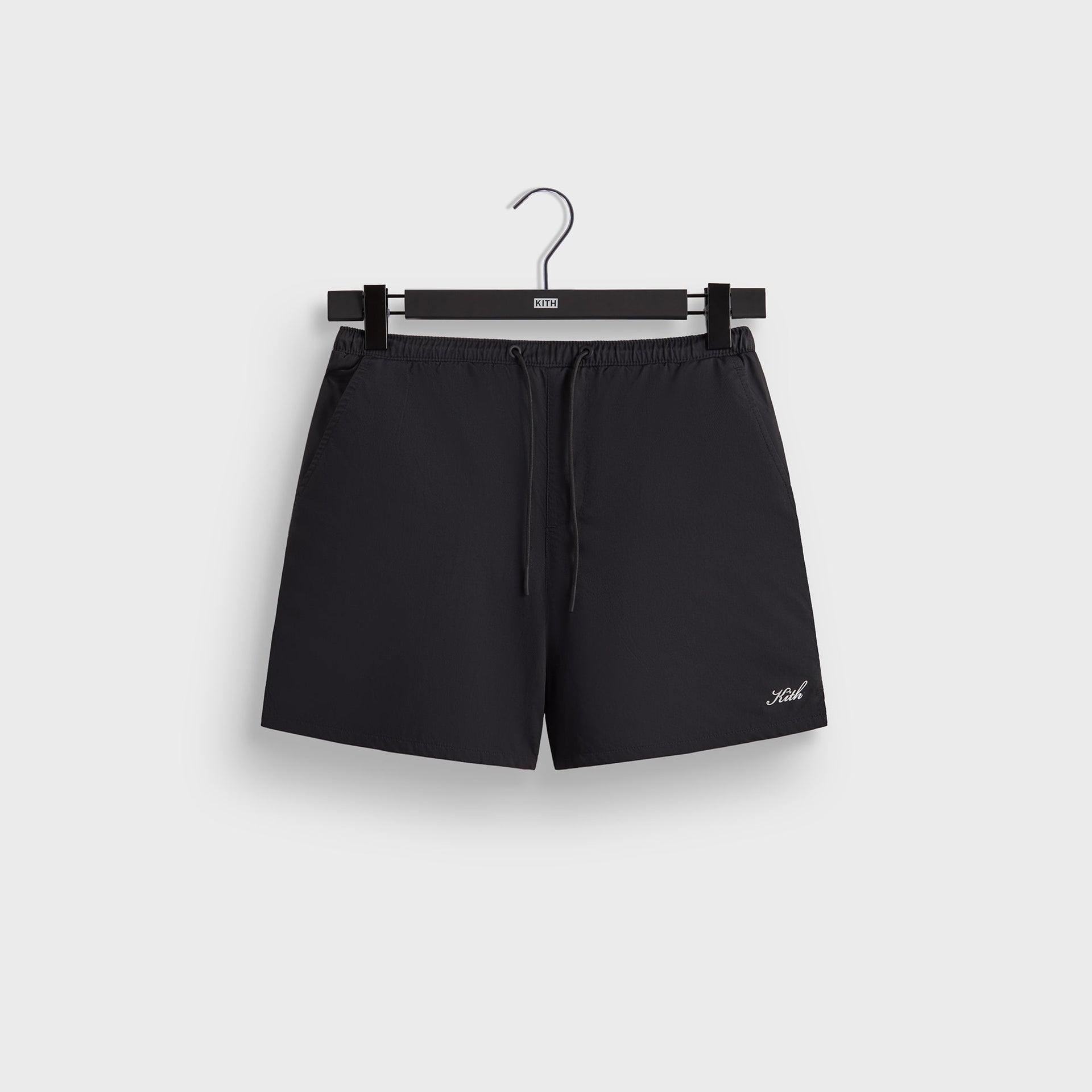 Kith Twill Collins Swim Short in Black