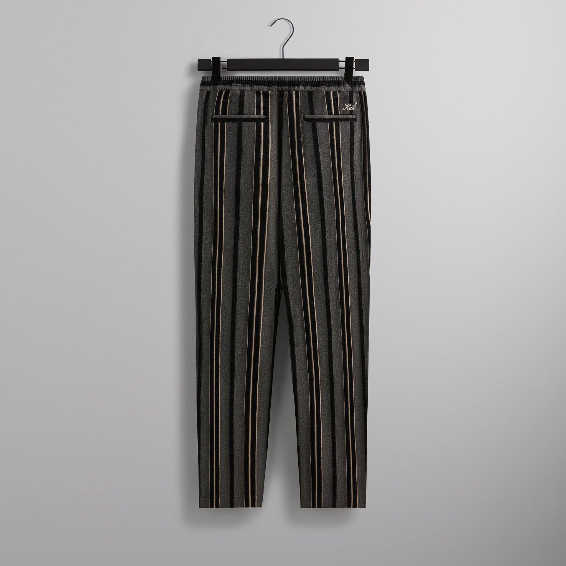 Kith Striped Flannel Barrow Pant - Black