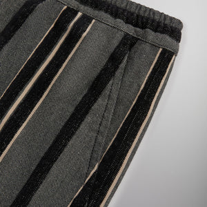 Kith Striped Flannel Barrow Pant - Black PH