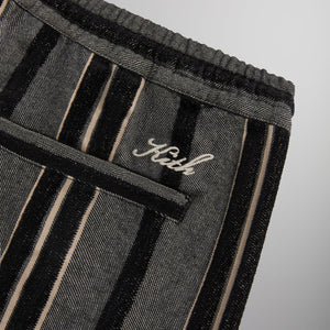 Kith Striped Flannel Barrow Pant - Black PH