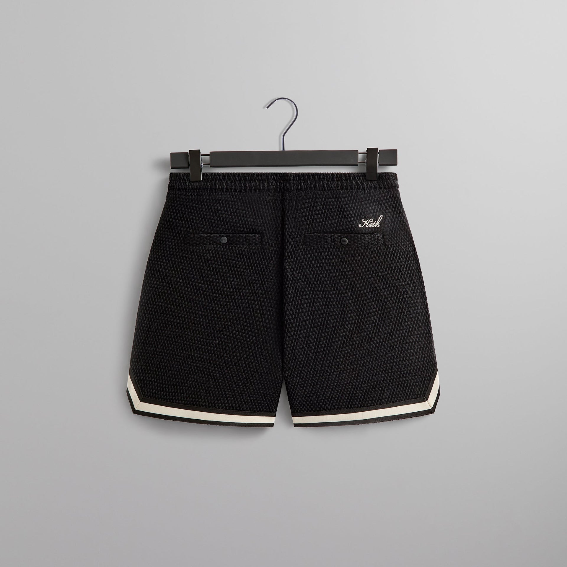 Kith Chenille Tweed Curtis Short - Black