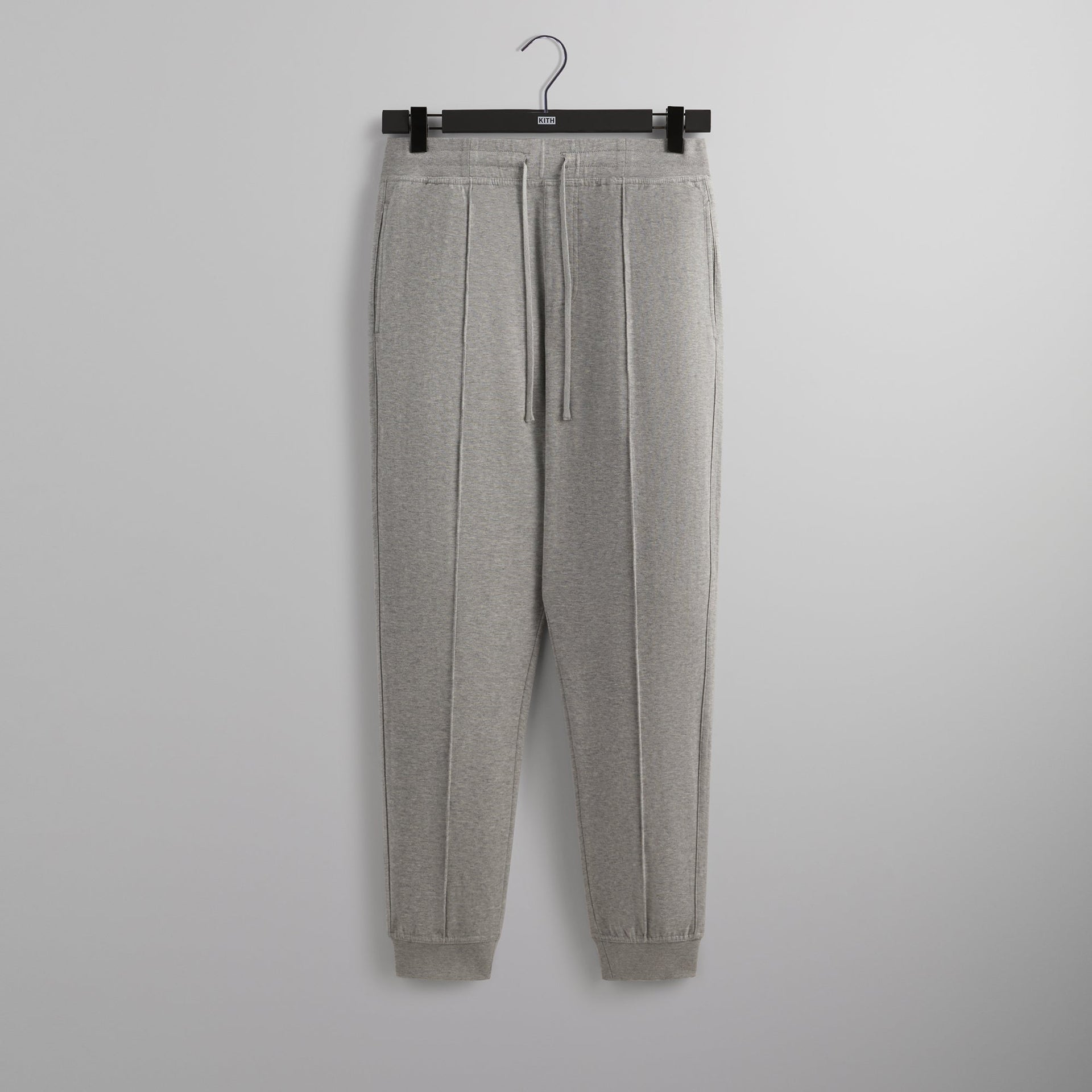 Kith Double Face Pierre Sweatpant - Mid Heather Grey PH