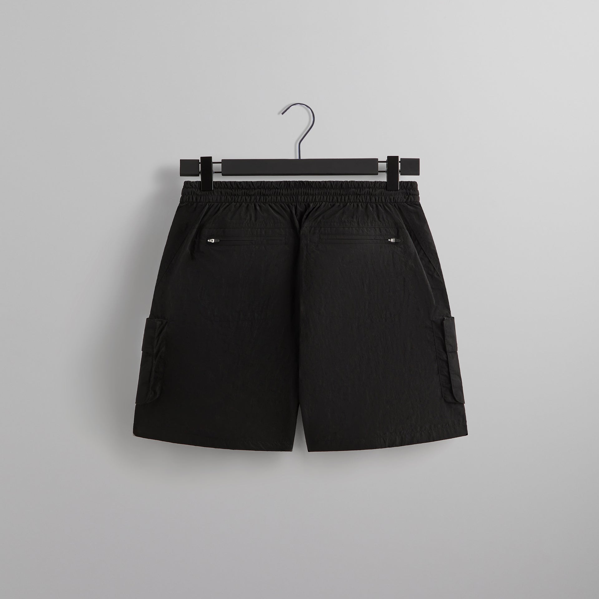 Kith Wrinkle Nylon Evan Cargo Short - Black