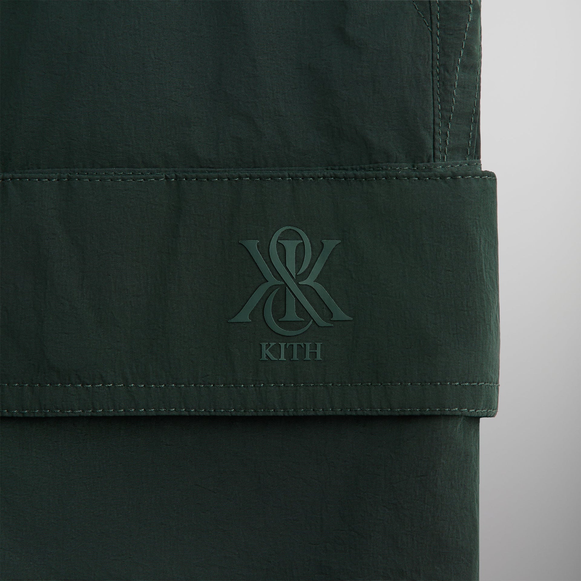 Kith Wrinkle Nylon Evan Cargo Short - Stadium