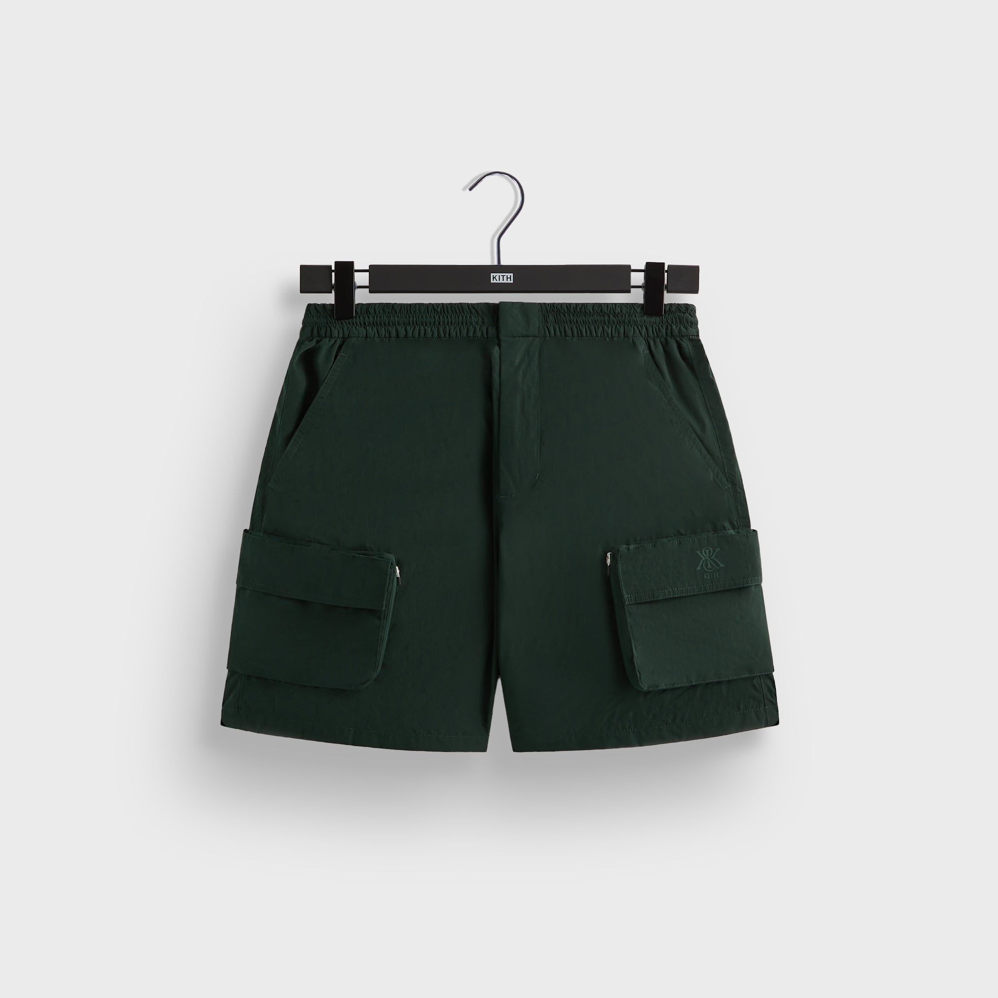 Kith Wrinkle Nylon Evan Cargo Short - Black – Kith Europe