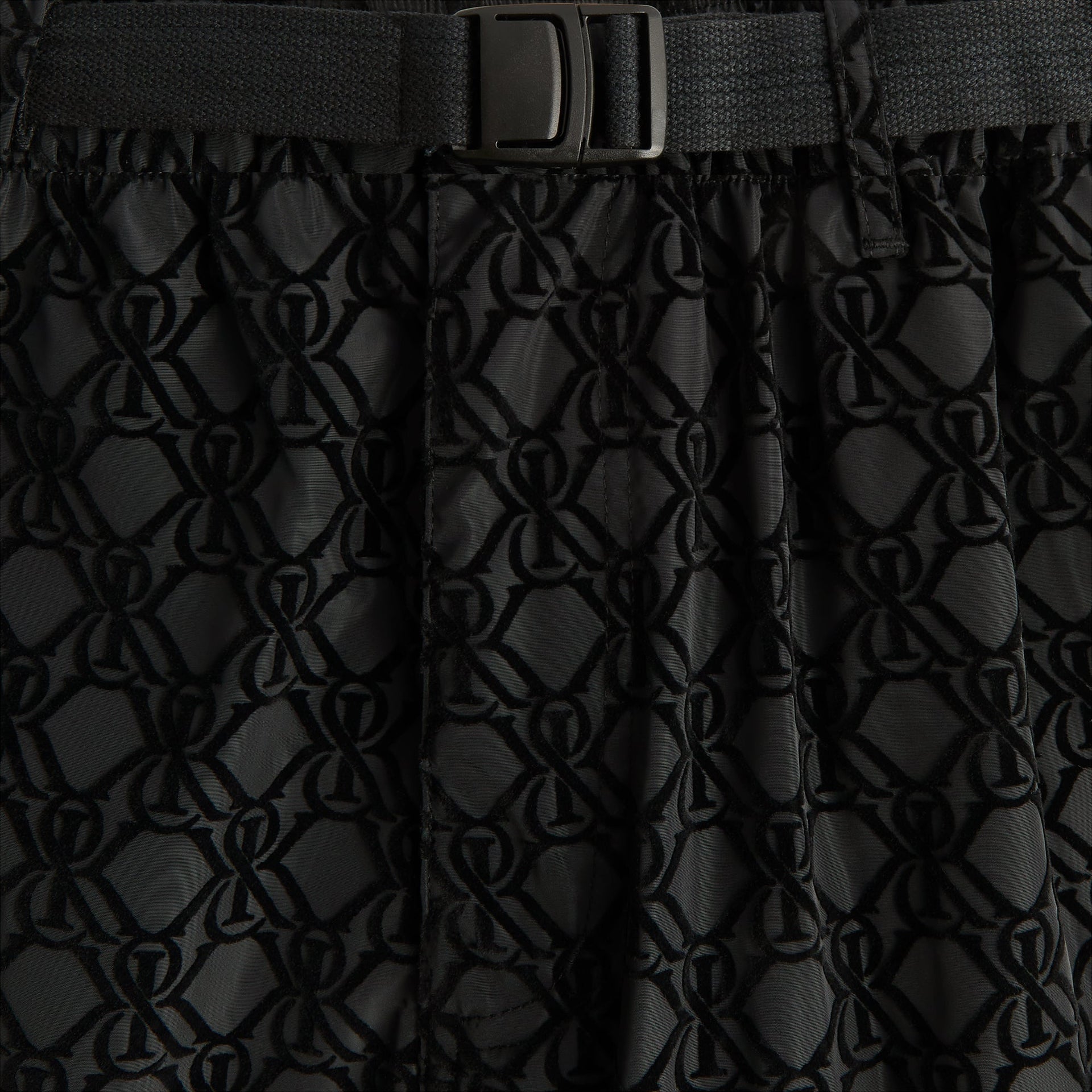 Kith Flocked Monogram Elias Pant - Black