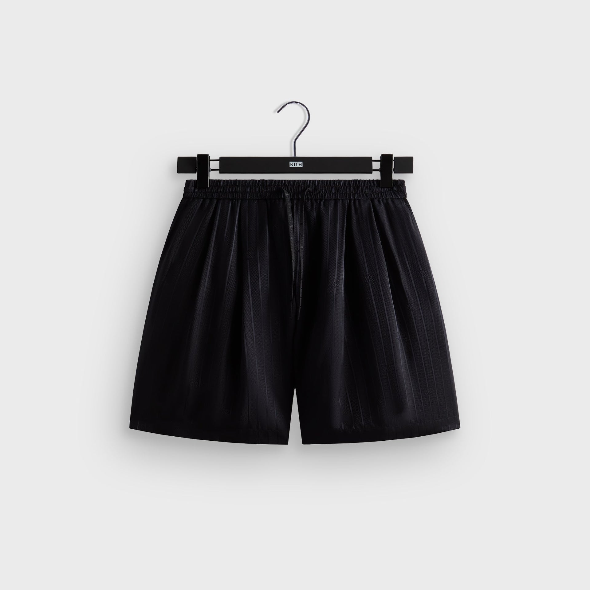 Kith Crest Logo Kylan Pull On Short - Black PH