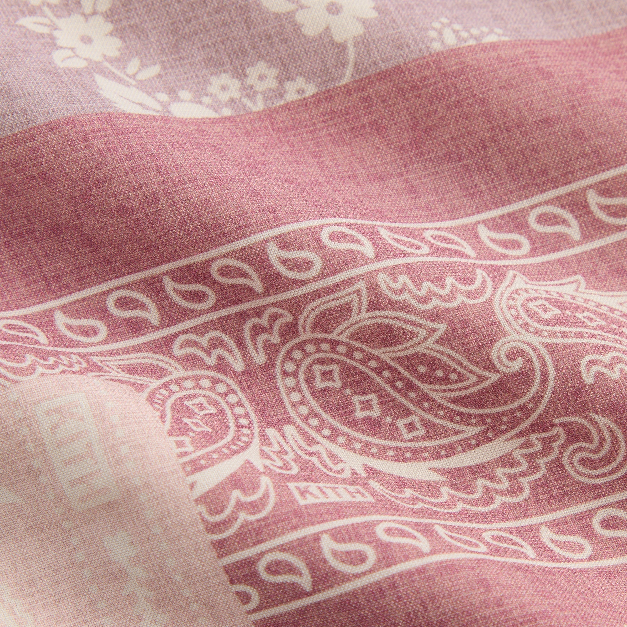 Kith Silk Lyocell Bandana Cedar Short - Pink Opal – Kith Europe