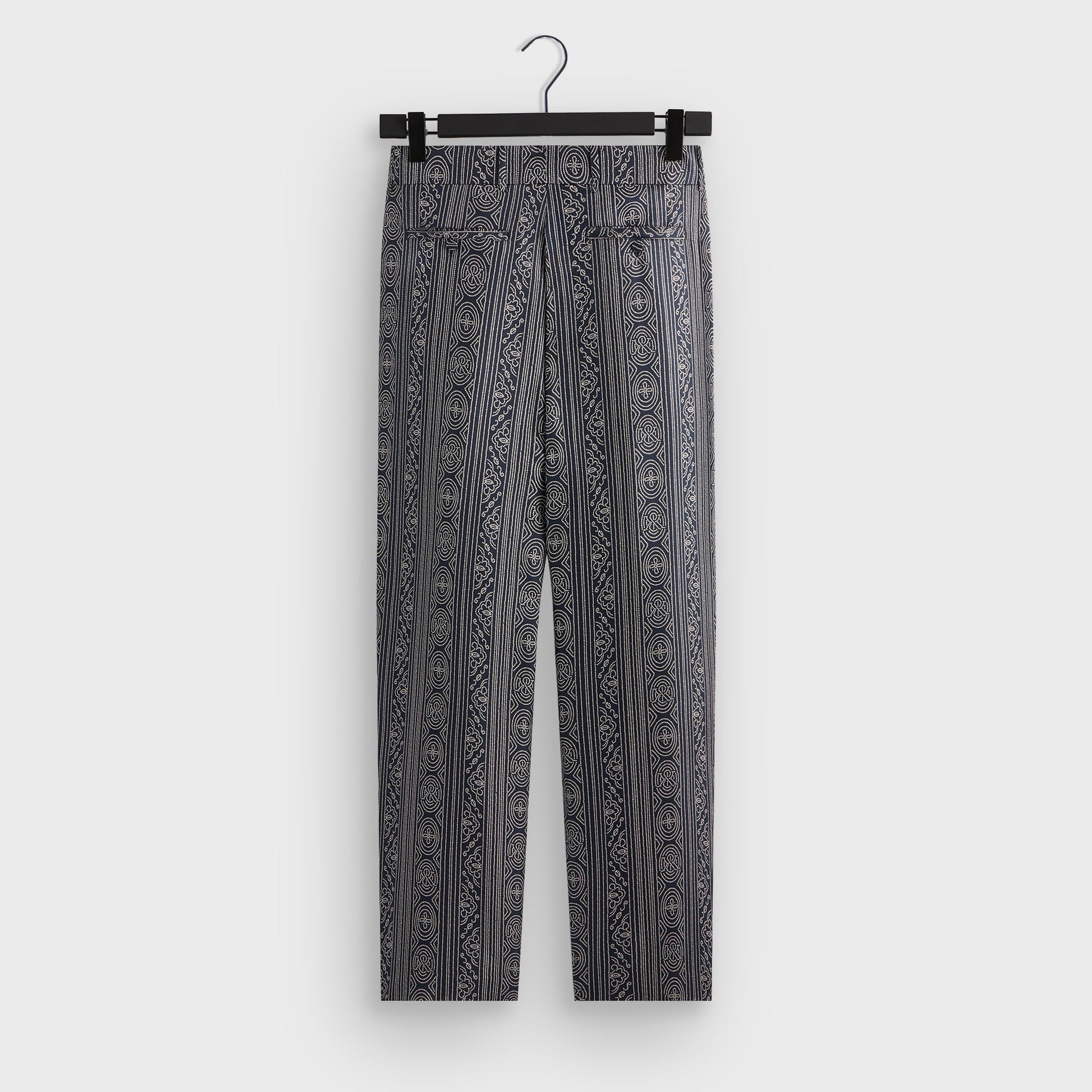&Kin Batik Stripe Pleated Ari Trouser - Nocturnal PH