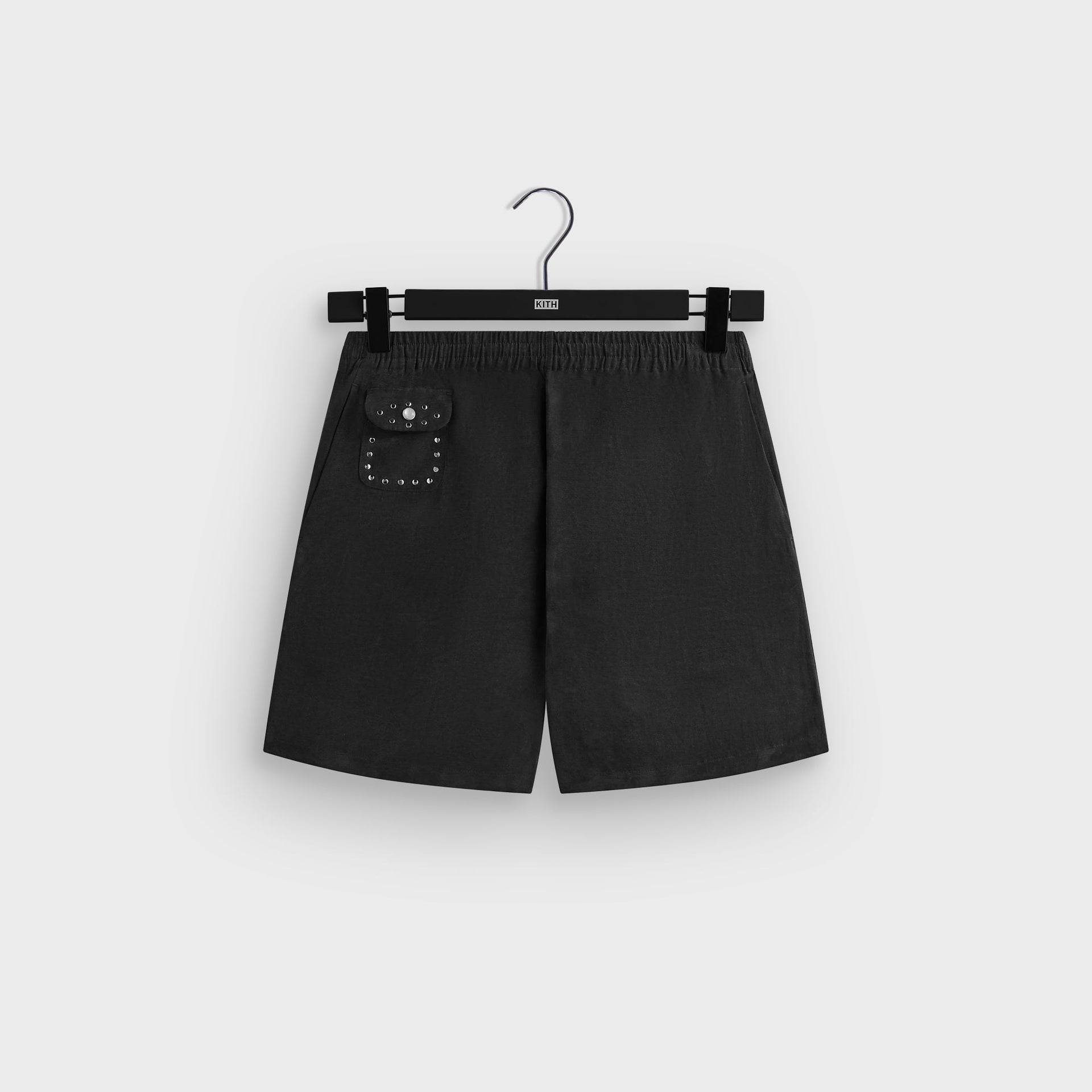 &Kin Cupro Linen Kellen Short - Black PH