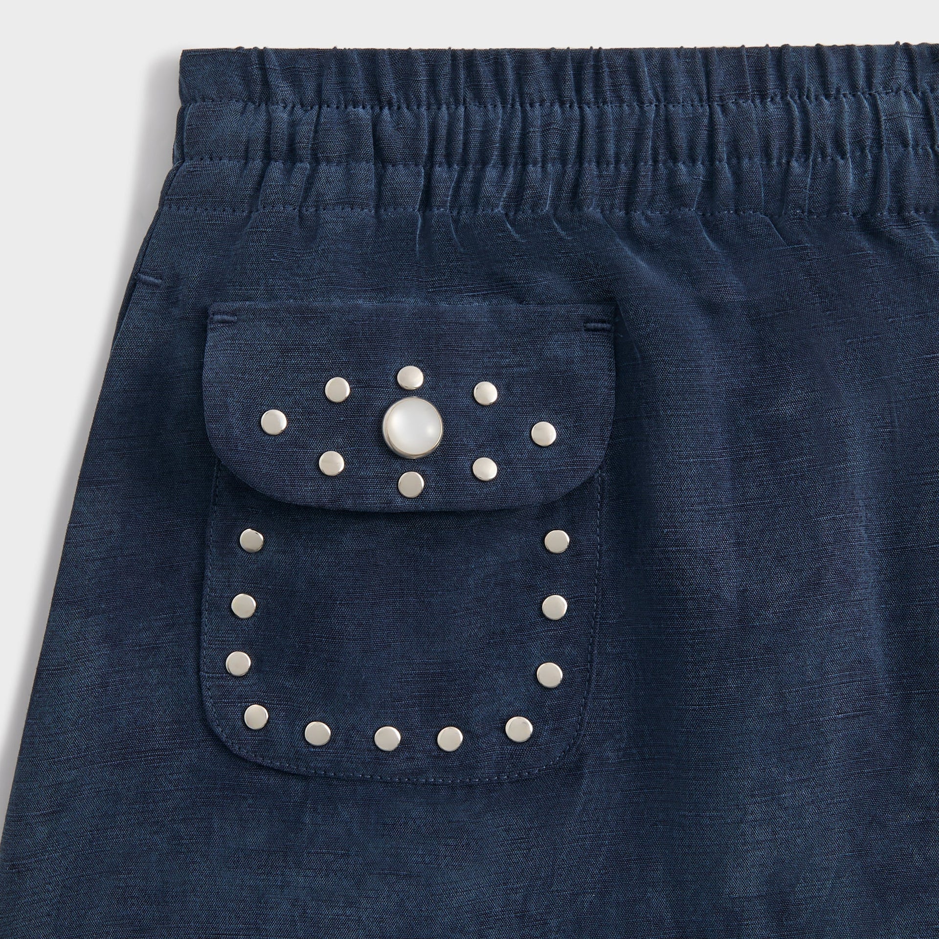 &Kin Cupro Linen Kellen Short - Nocturnal PH