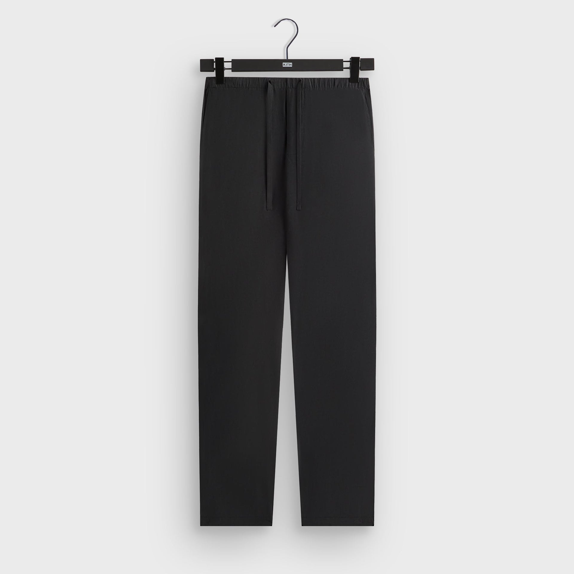&Kin Silk Habotai Grayson Pant - Black PH