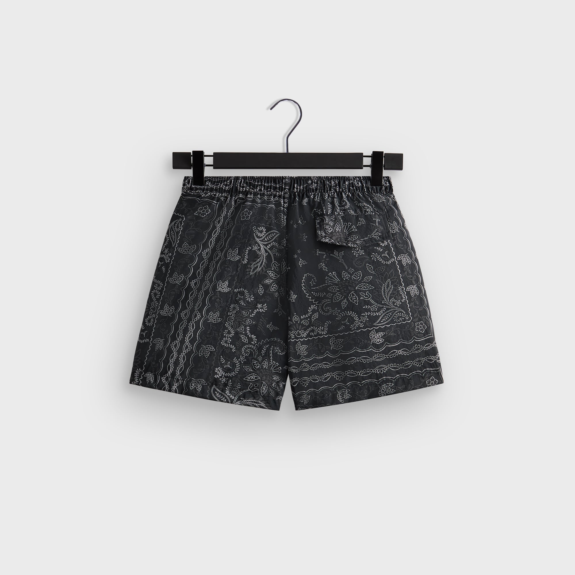 Kith Panelled Bandana Ashton Swim Short - Black – Kith Europe