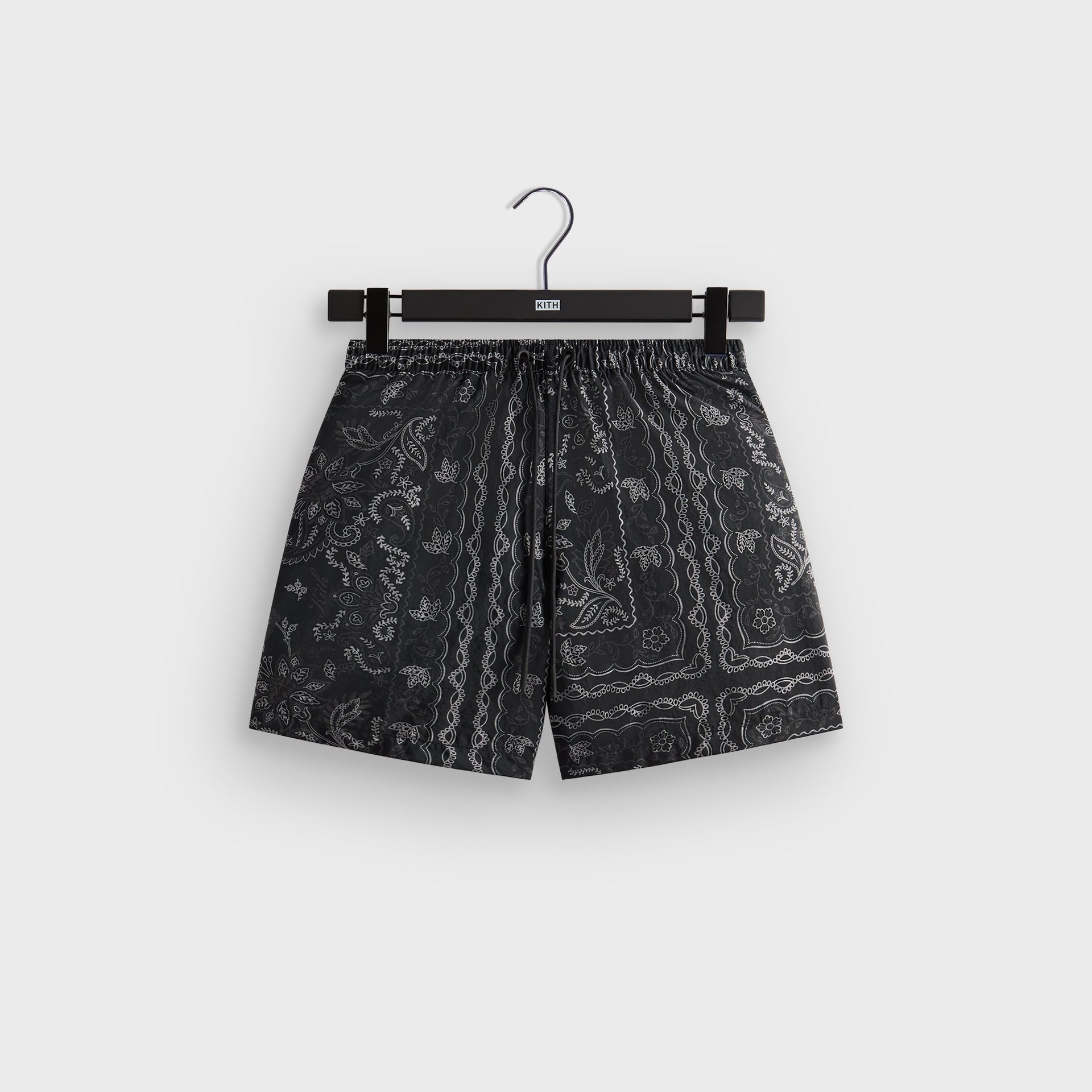 Kith Panelled Bandana Ashton Swim Short - Black PH