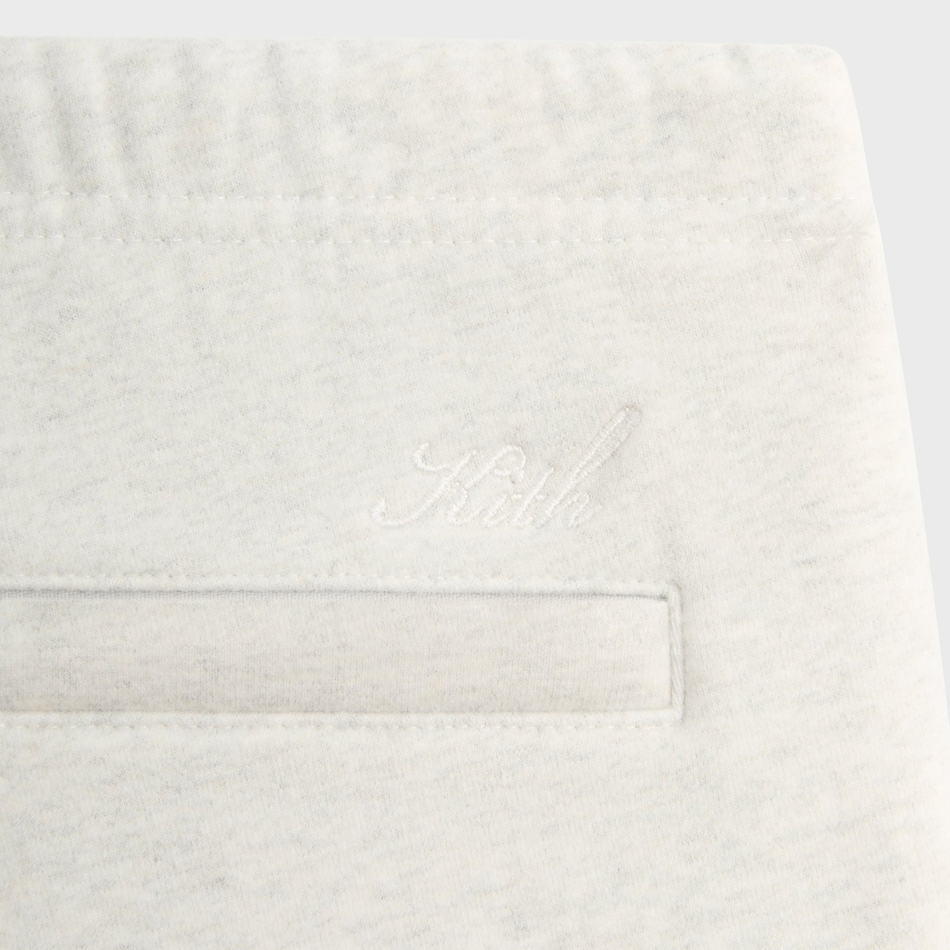 Kith Sueded French Terry Emmons Sweatpant - Light Heather Grey - PH
