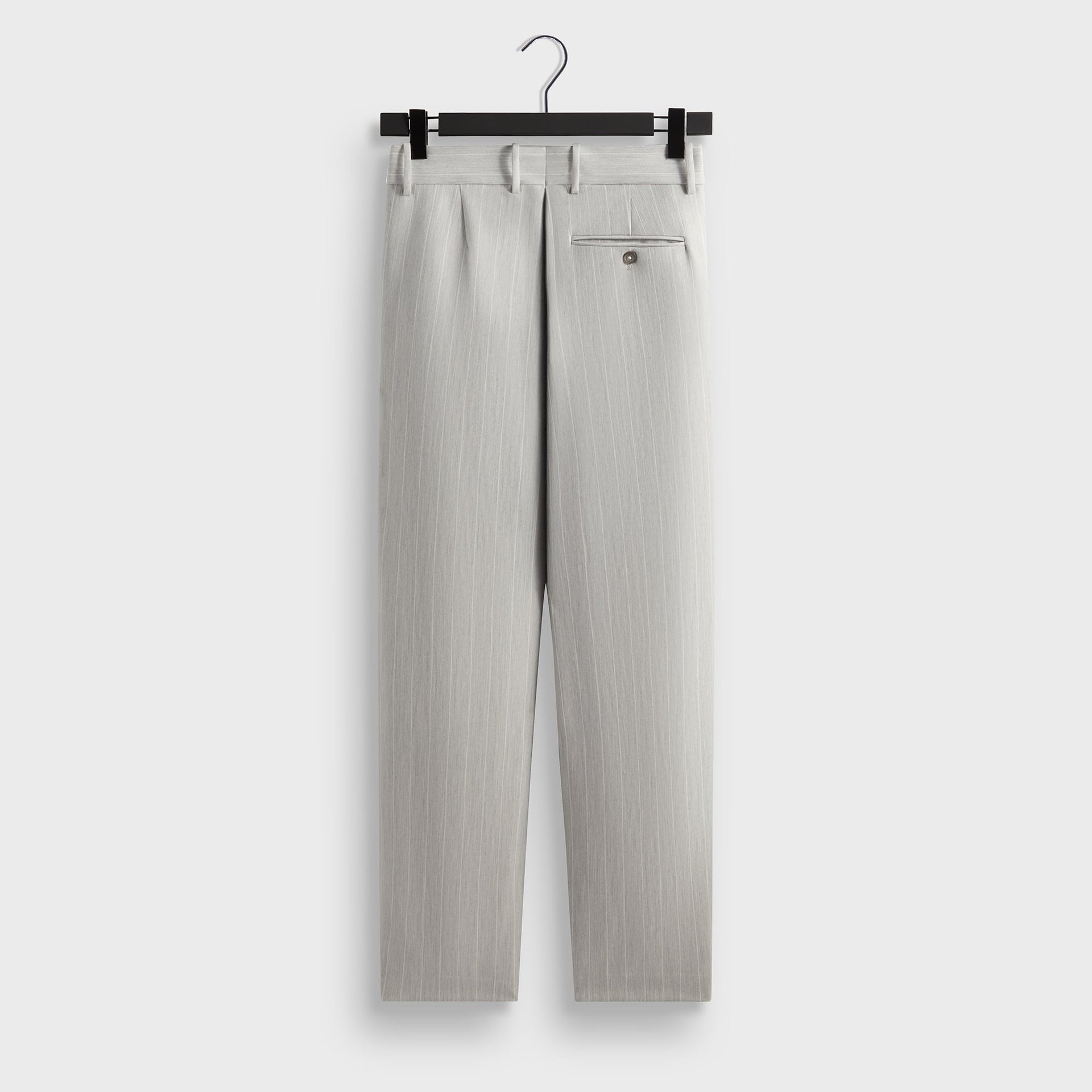 Kith Pinstripe Eli Pleated Trouser - Light Heather Grey - PH