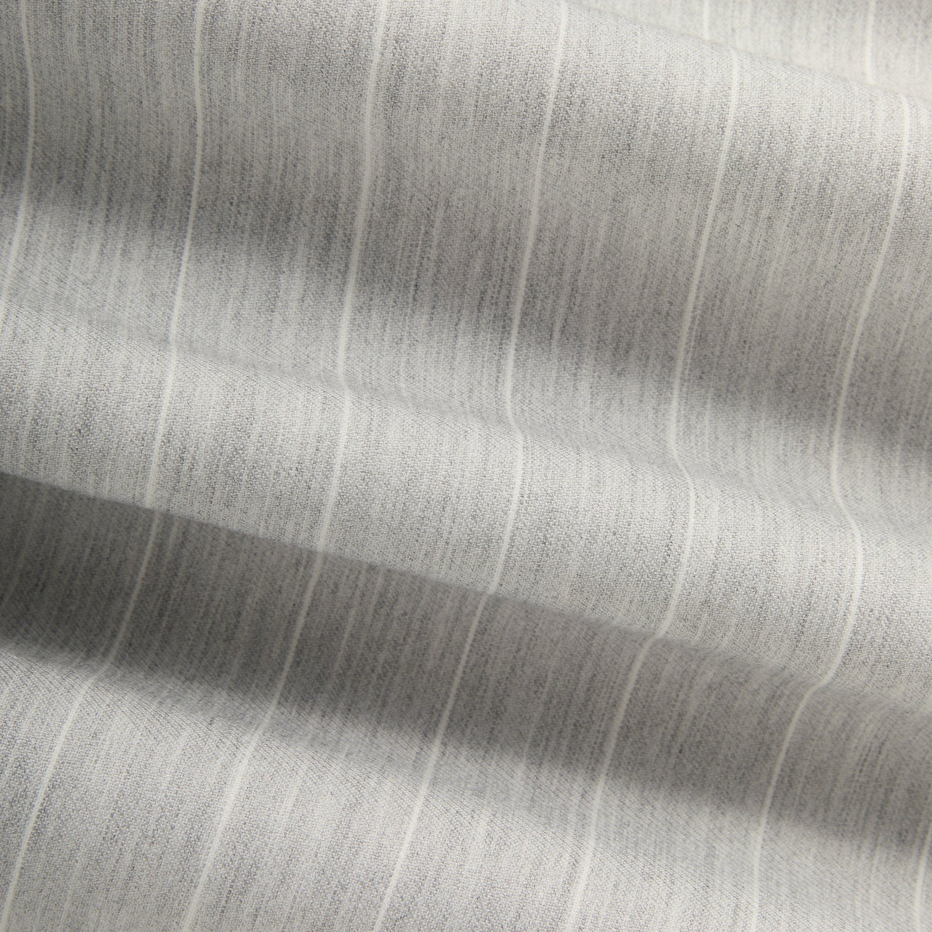 Kith Pinstripe Eli Pleated Trouser - Light Heather Grey