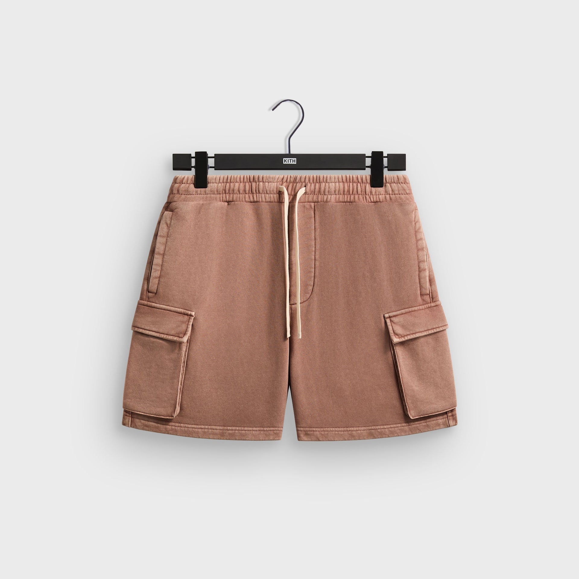 Kith 101 Sueded Fleece Fairfax Cargo Short - Dusty Mauve - PH