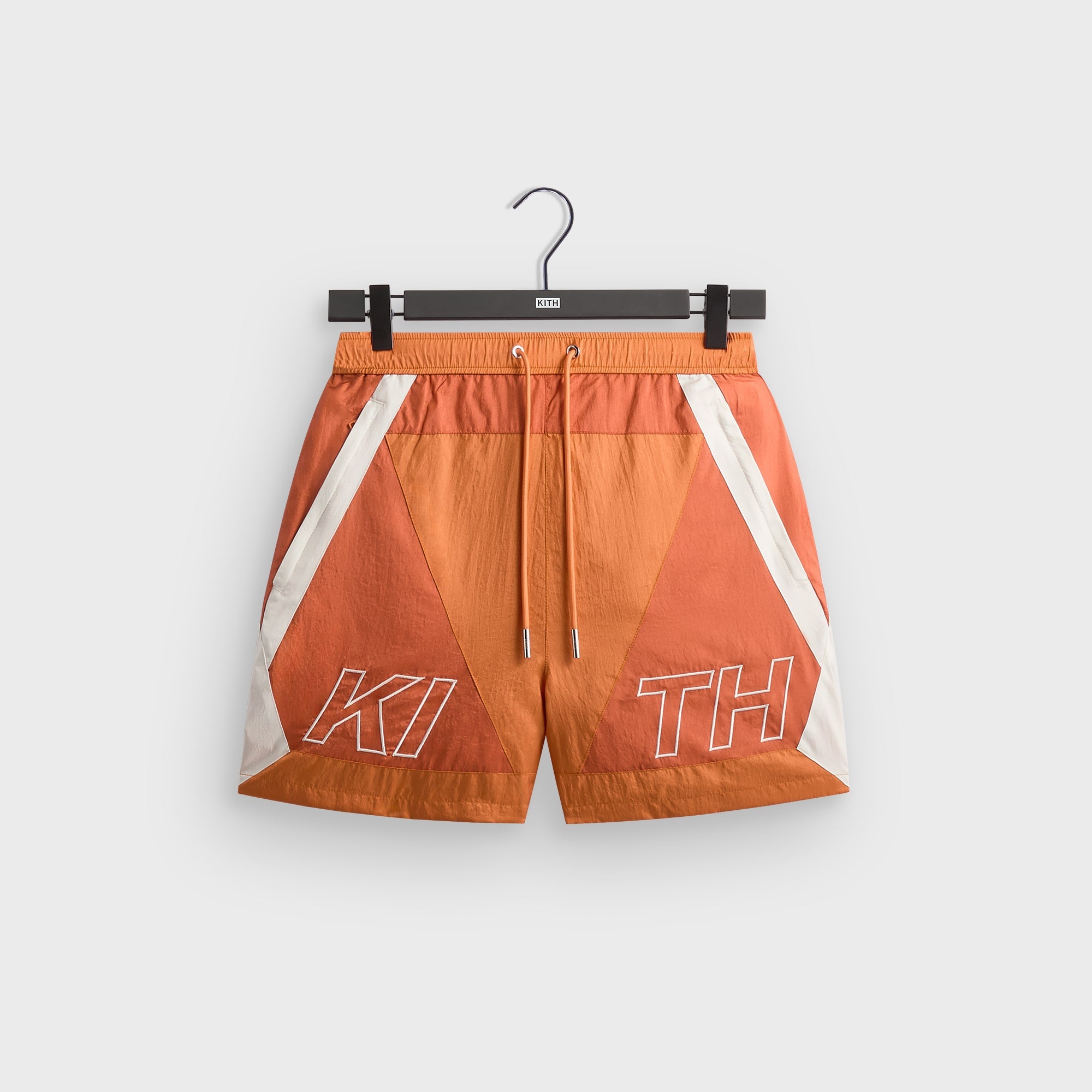 Kith Washed Nylon Turbo Short - Clementine – Kith Europe