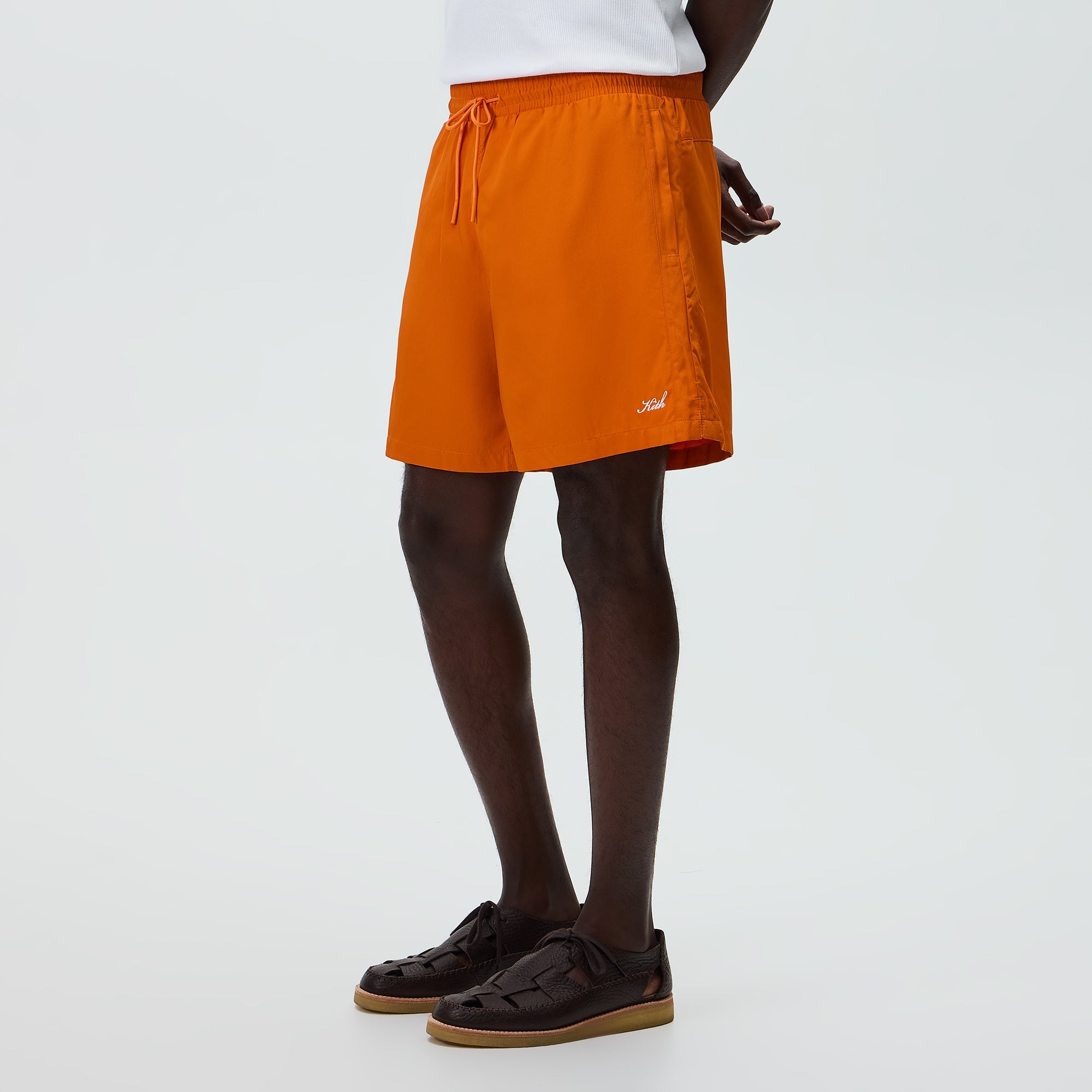 Kith Garment Washed Nylon Active Swim Short - Clementine – Kith Europe