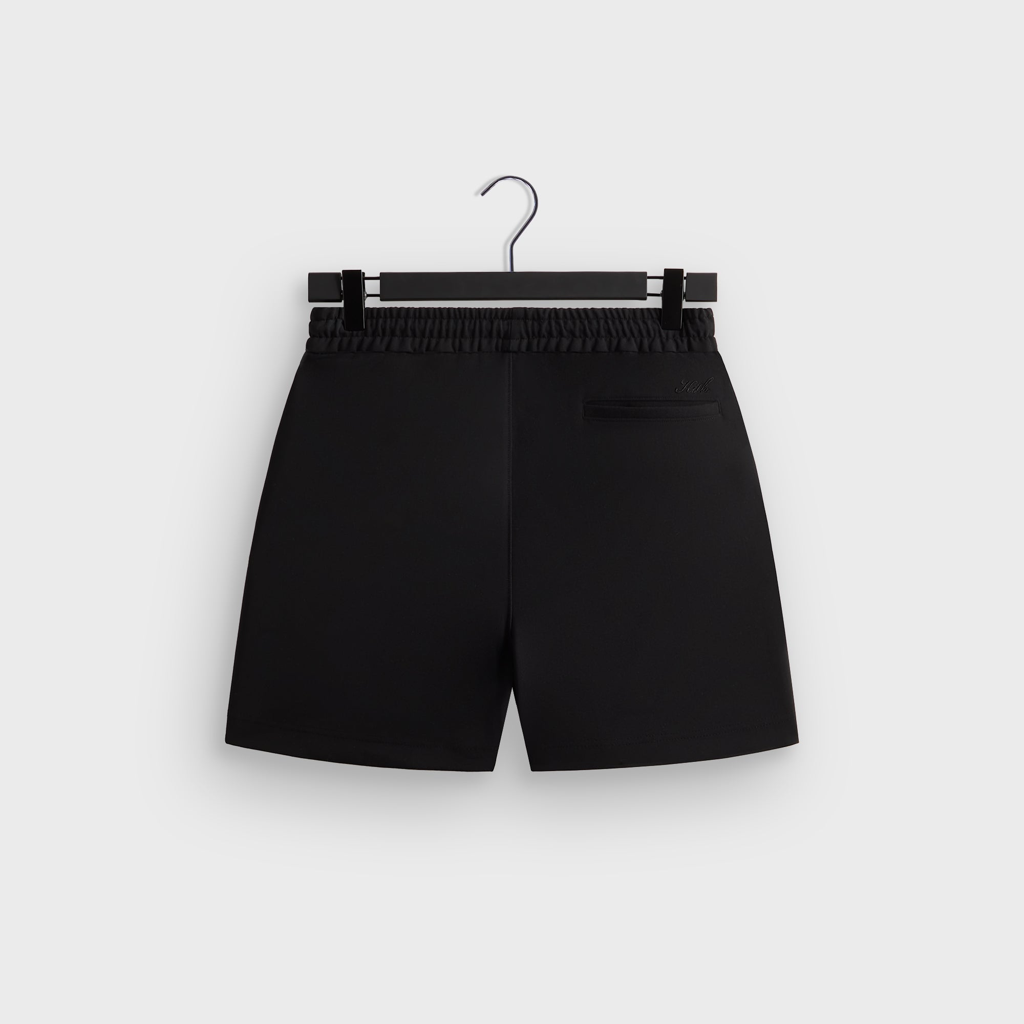 Kith Midweight Double Weave Fairfax Short - Black – Kith Europe