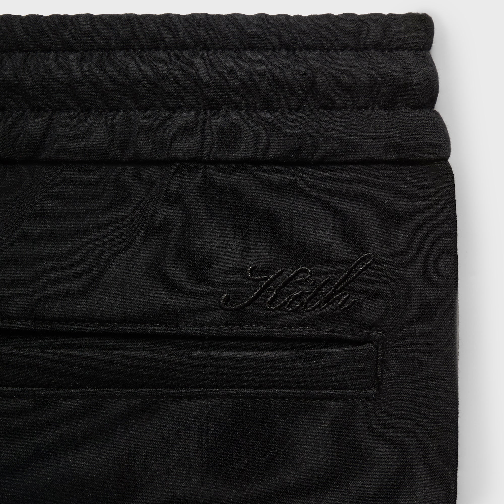 Kith Midweight Double Weave Fairfax Short - Black – Kith Europe