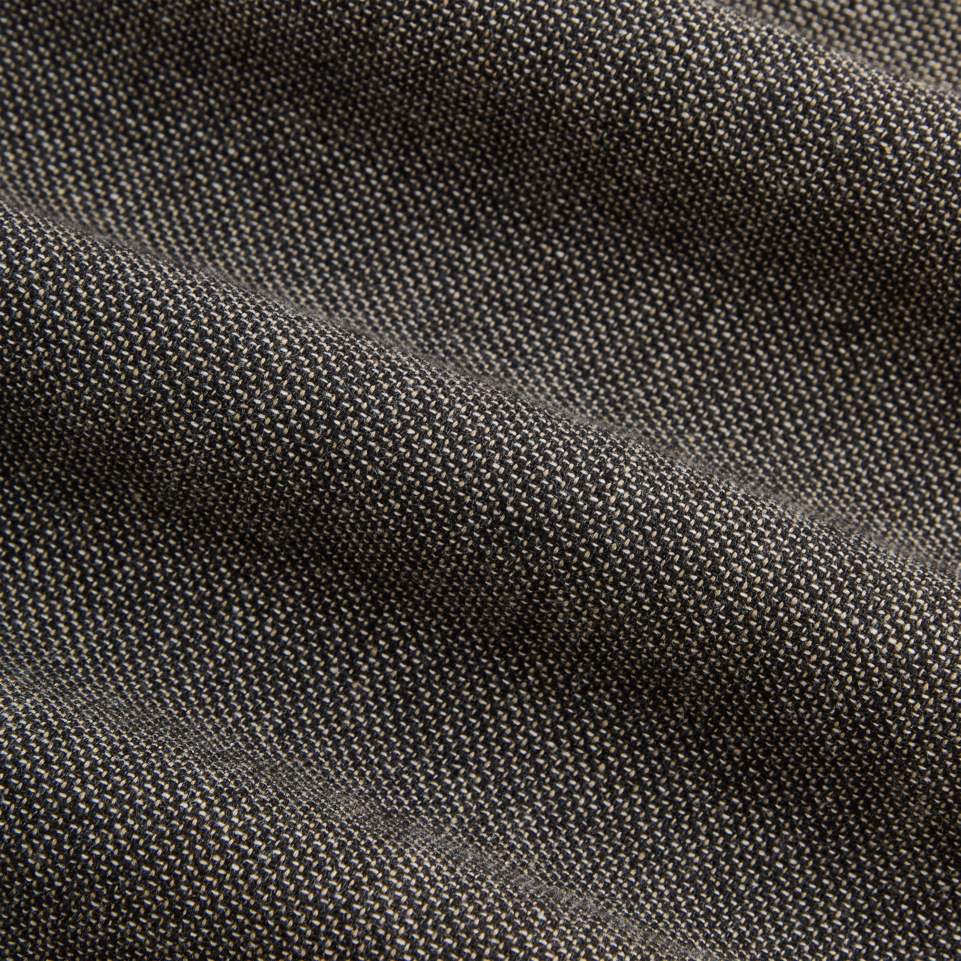 &Kin Textured Linen Flax Brynn Pleated Pant  - Black Melange - PH