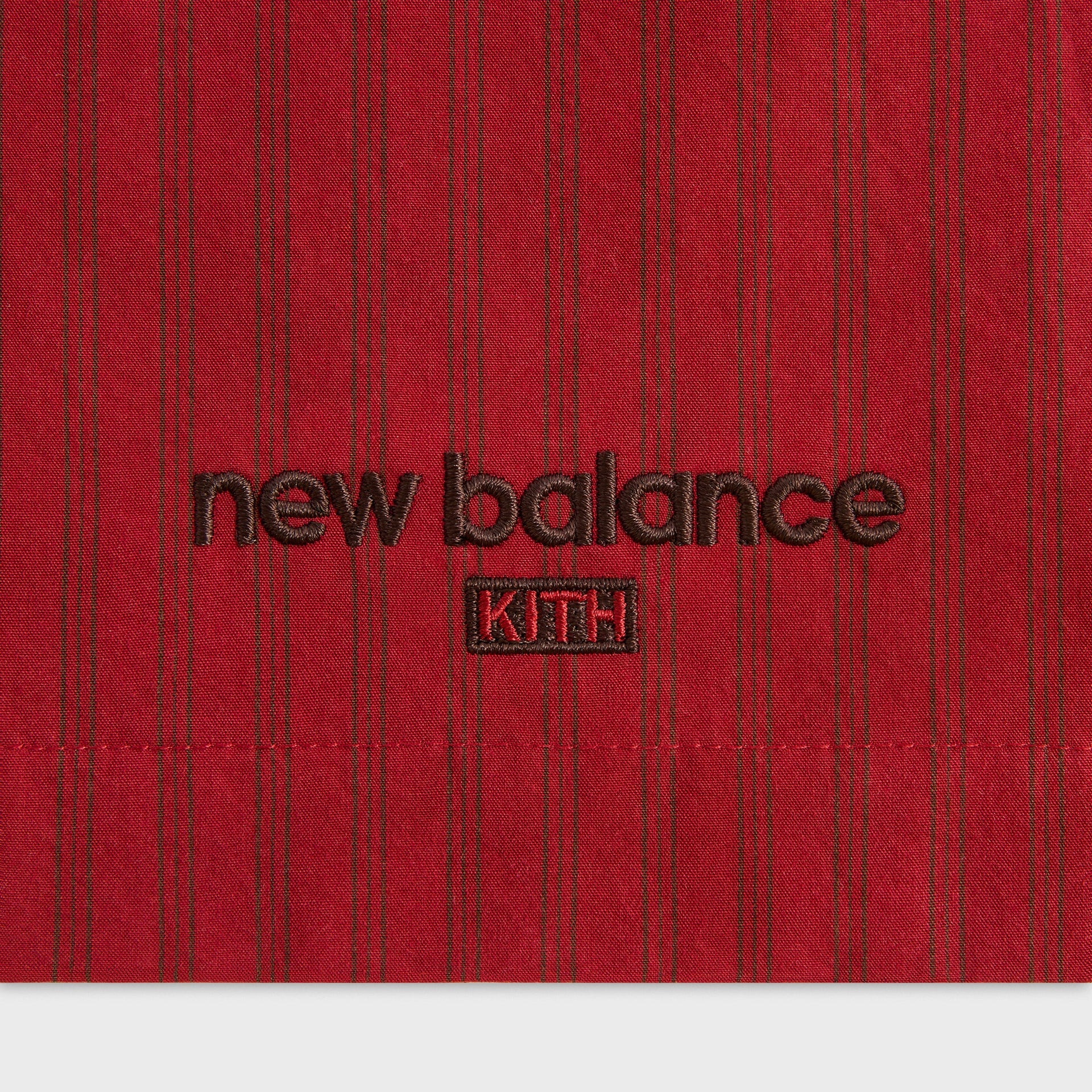 Kith & New Balance Poplin Mix Madison Short - Biking Red