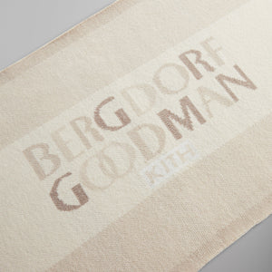 Kith for Bergdorf Goodman Knitted Logo Scarf - Veil
