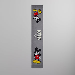 Disney | Kith for Mickey & Friends 100 Knitted Mickey Scarf - Light Heather Grey