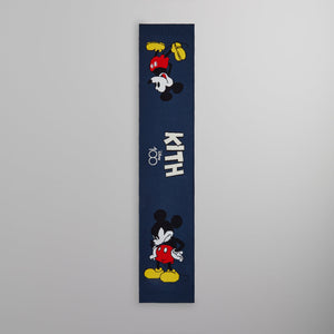 Disney | Kith for Mickey & Friends 100 Knitted Mickey Scarf - Nocturnal Heather