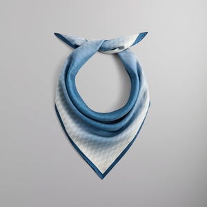 Kith Monogram Ombre Printed Silk Scarf - Indigo PH