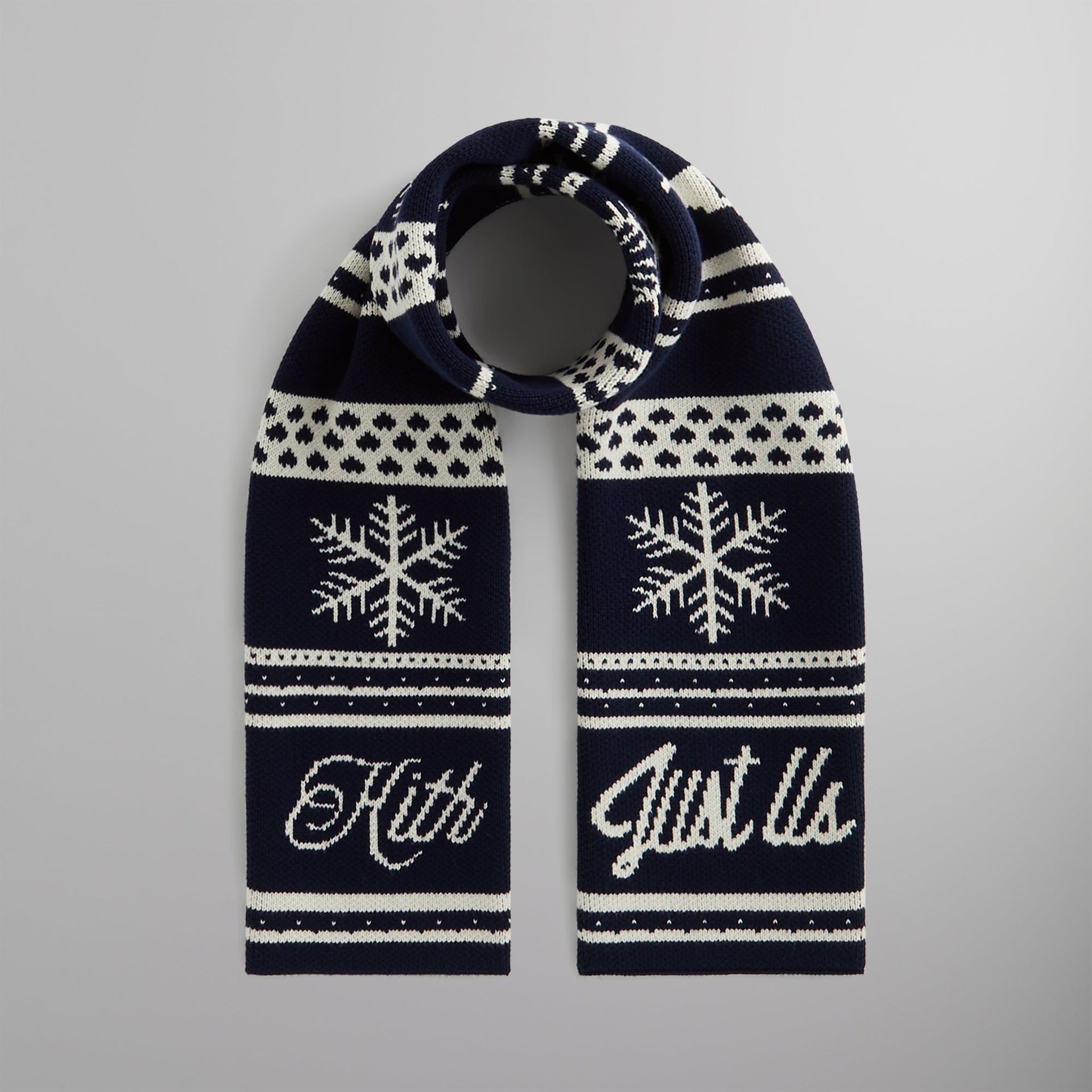 Kithmas Fairisle Scarf - Nocturnal PH