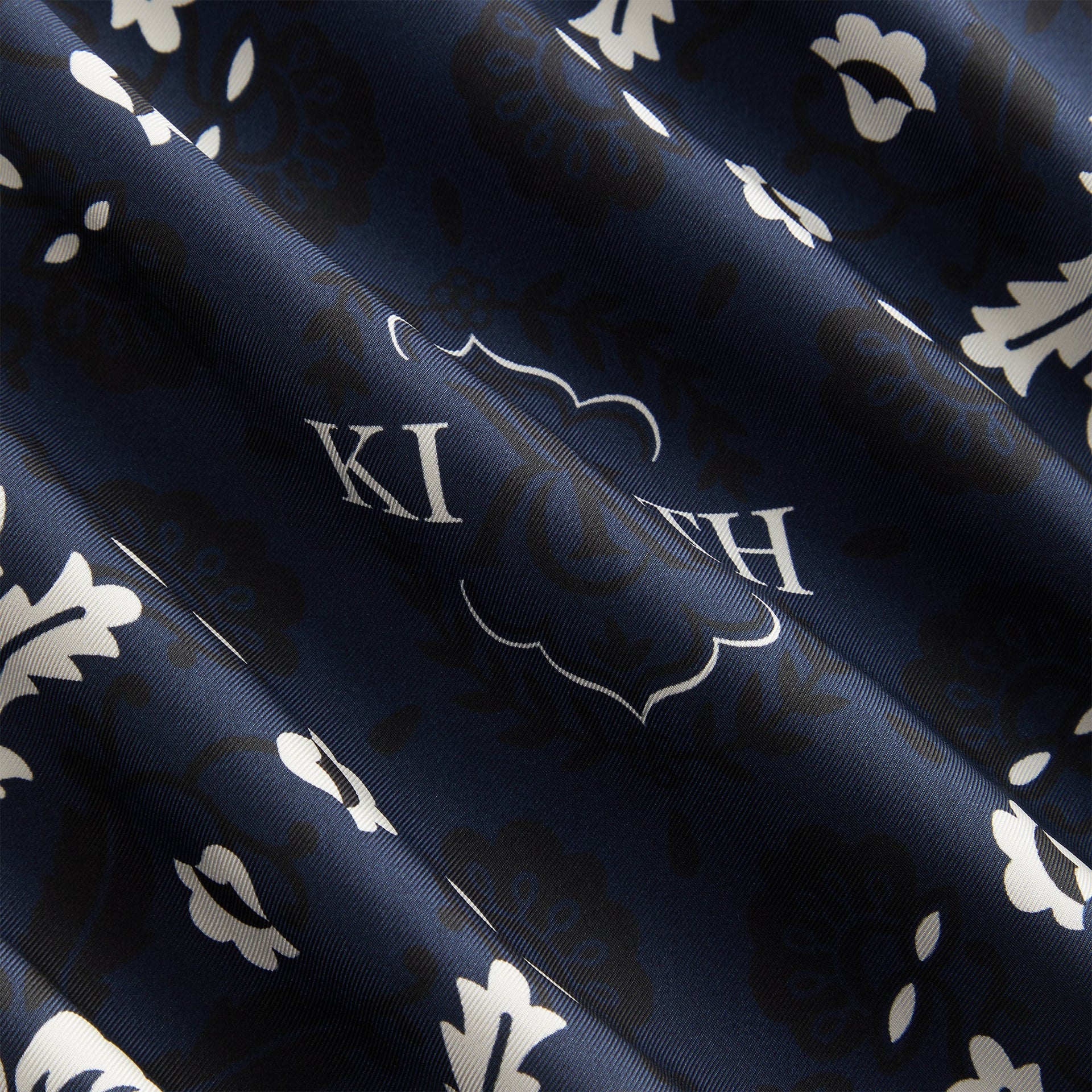 Kith Paisley Printed Silk Bandana - Nocturnal