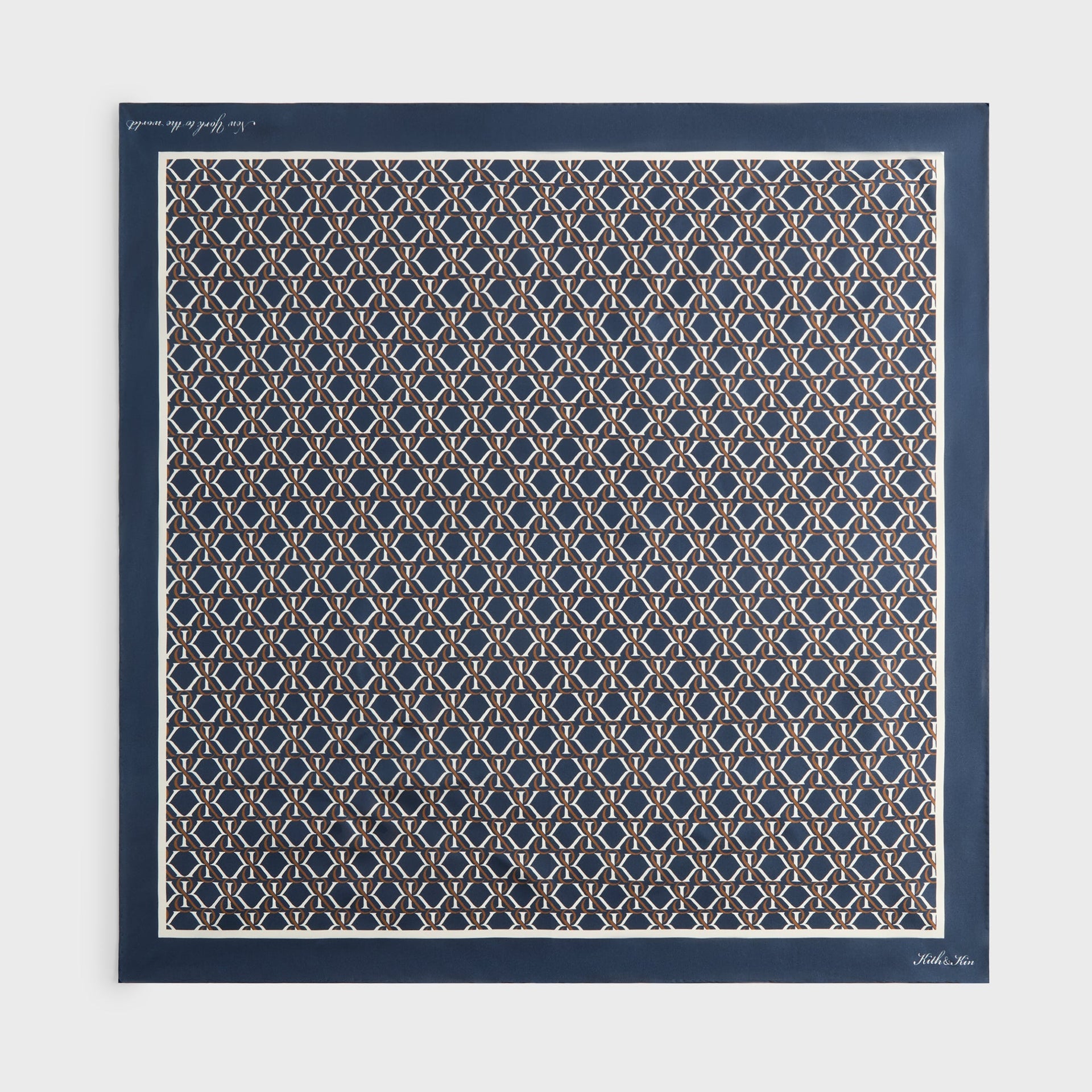 Kith Monogram Crest Bandana - Nocturnal