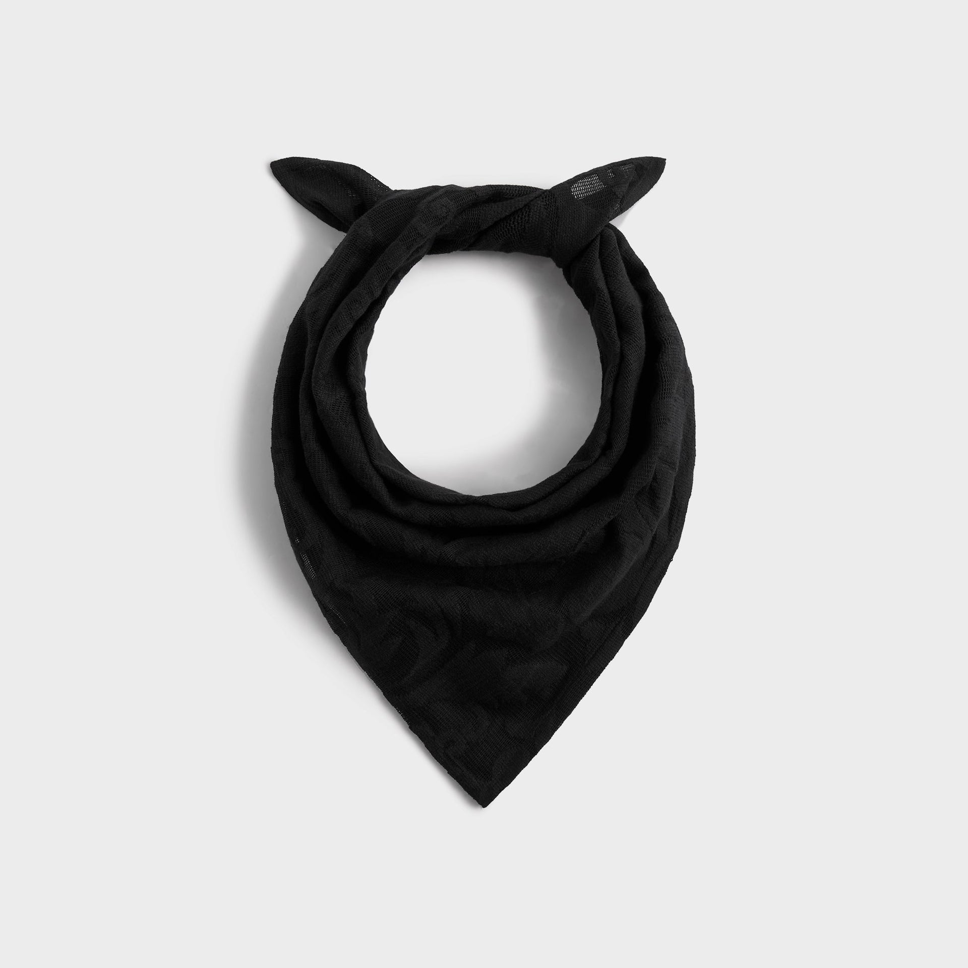 Kith Crest Lace Bandana - Black PH