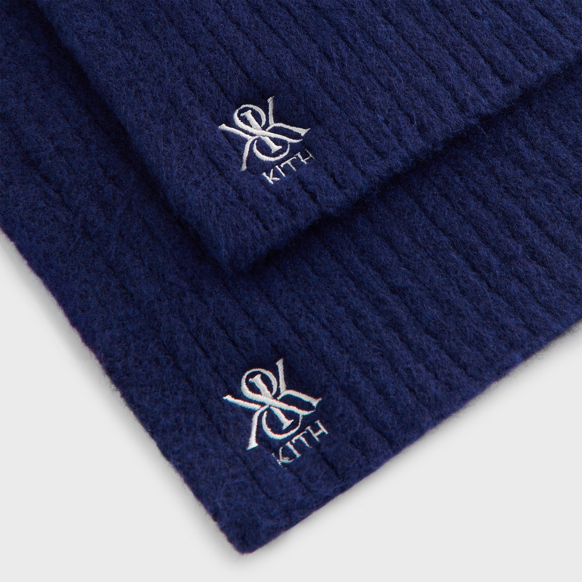 Kith Ribbed Knit Scarf - Nocturnal - PH
