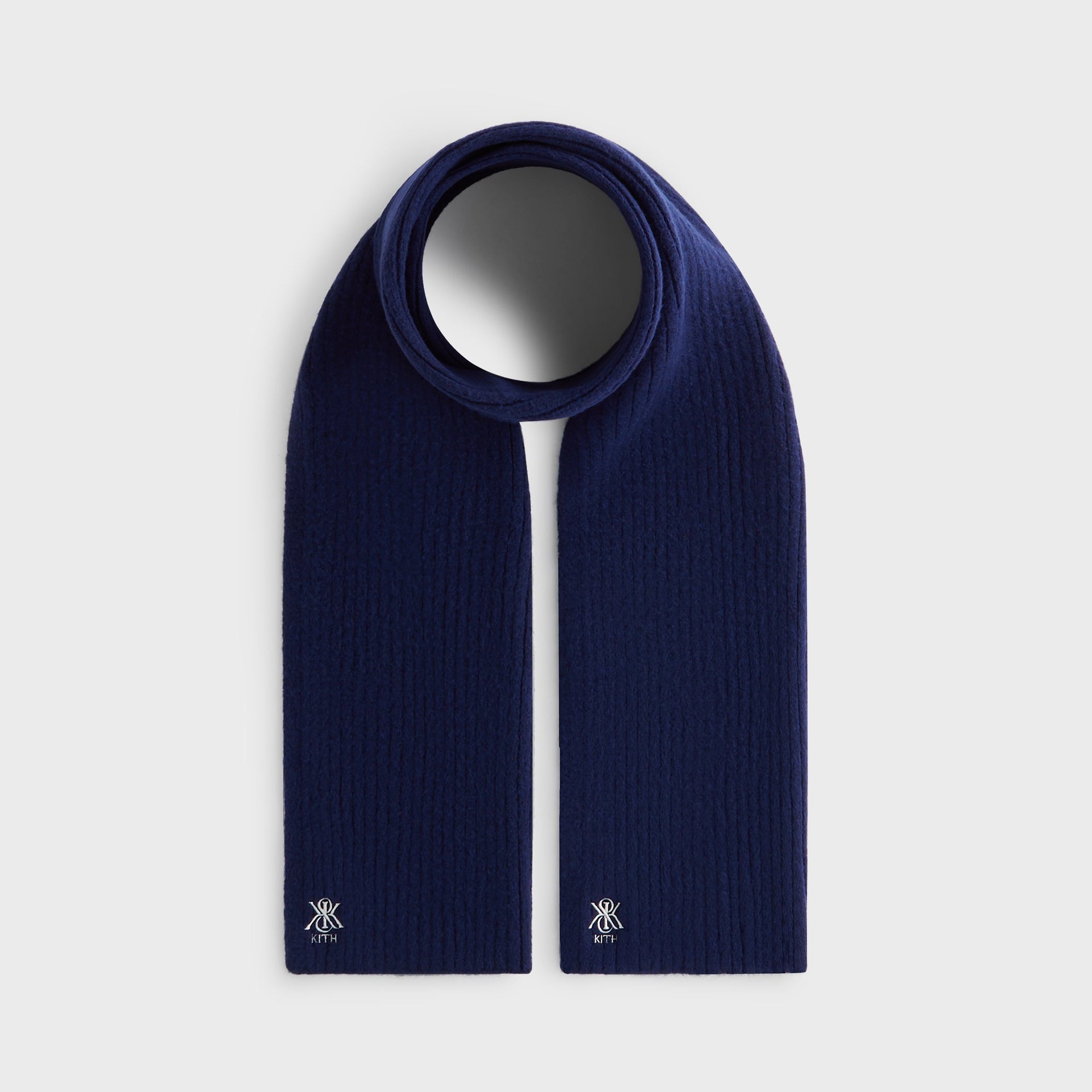 Kith Ribbed Knit Scarf - Nocturnal - PH