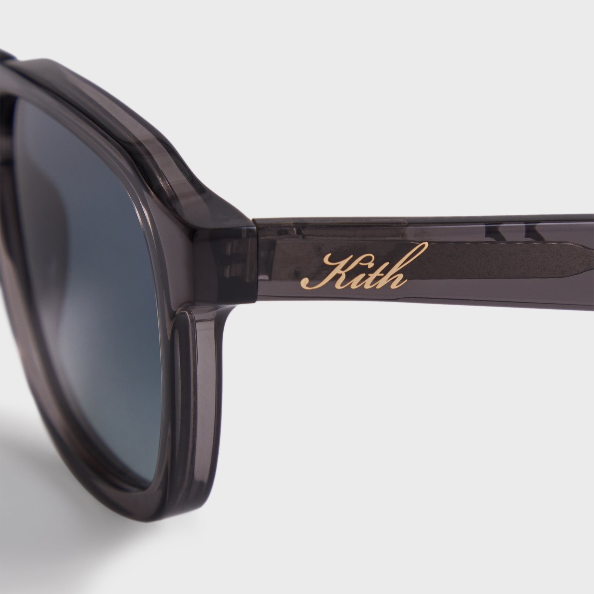 Kith Napeague Sunglasses - Grey Crystal / Blue – Kith Europe