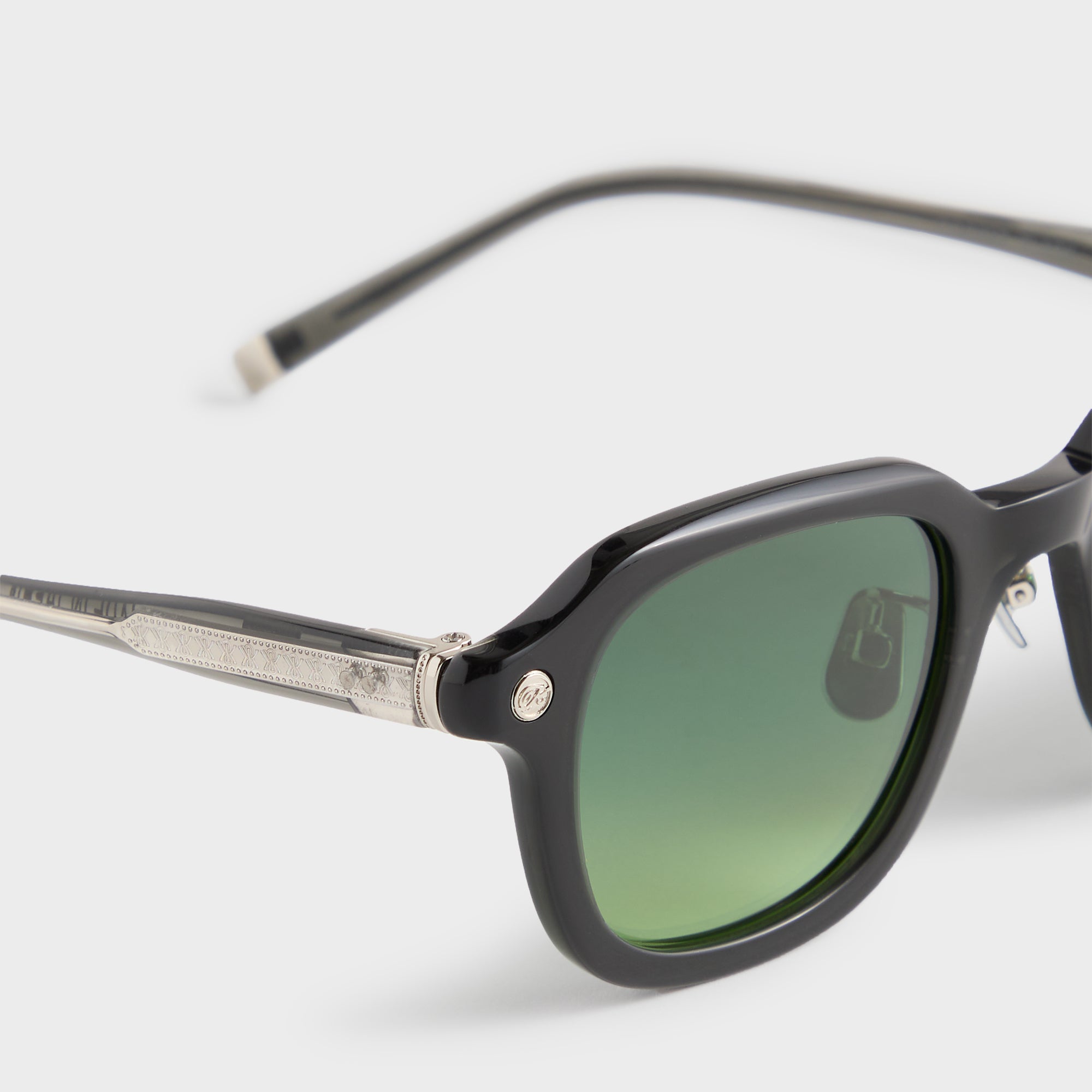 Kith Cooper Sunglasses ブラック/グリーン ケース付き Kith Cooper Sunglasses - Black – Kith Europe