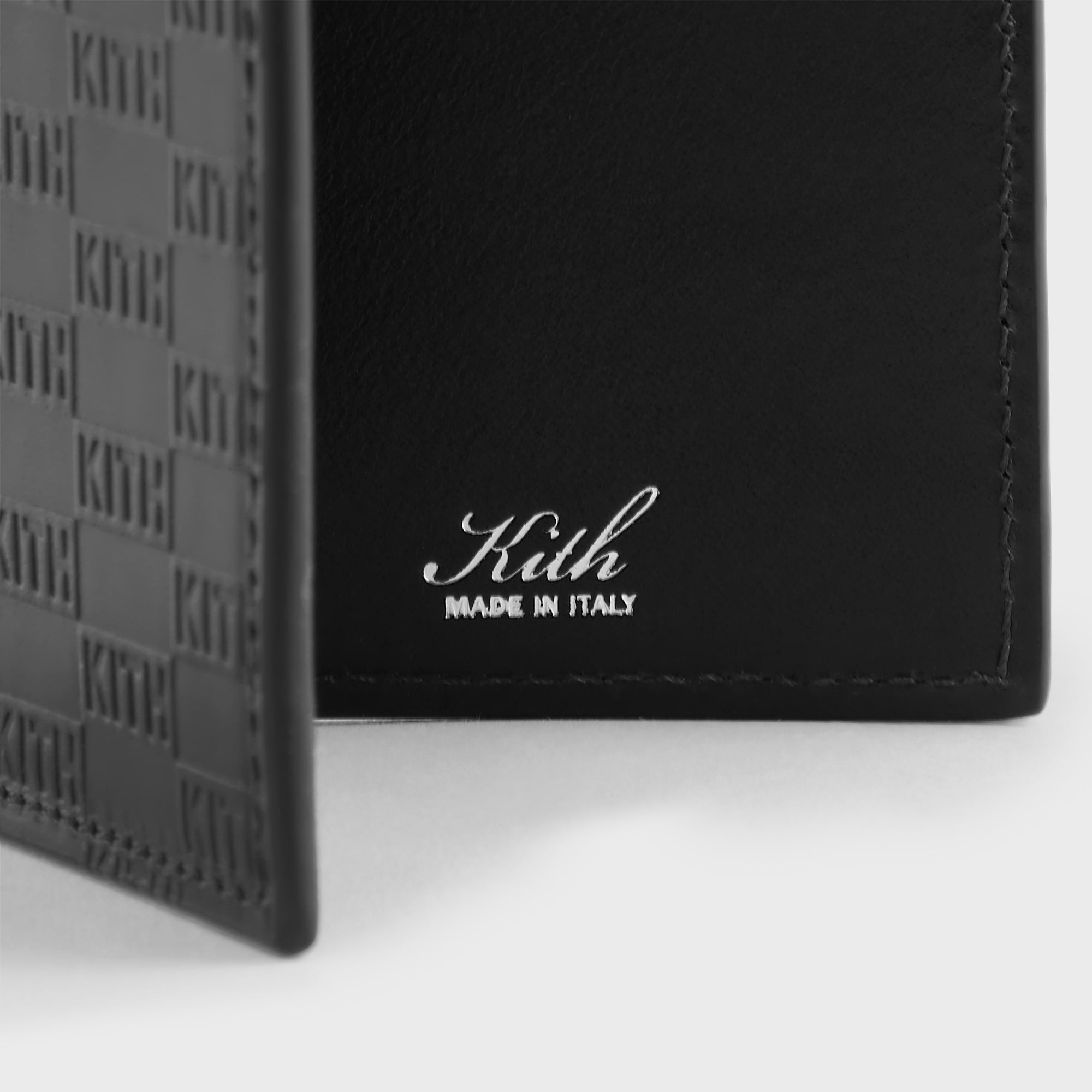 Kith Monogram Bi-Fold Wallet - Black – Kith Europe