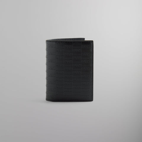Kith Monogram Bi-Fold Wallet - Black
