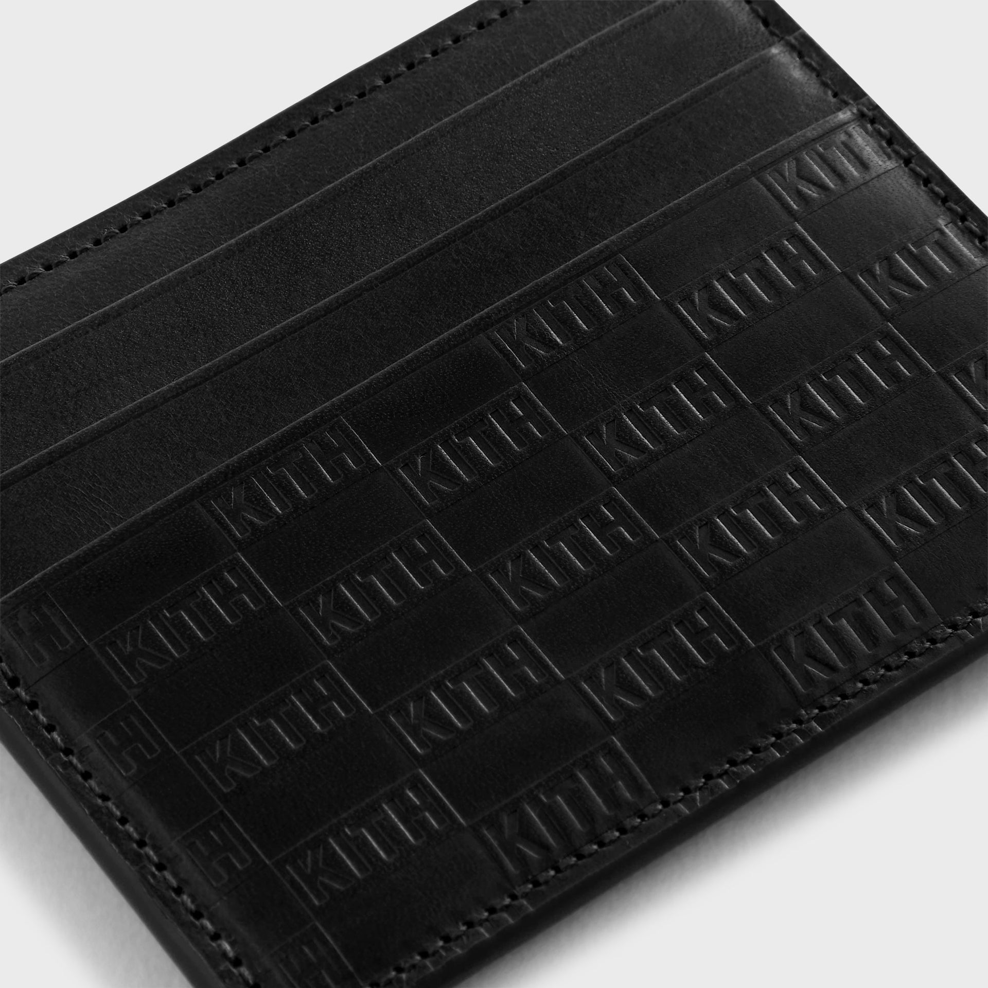 Kith Monogram Card Holder in Black