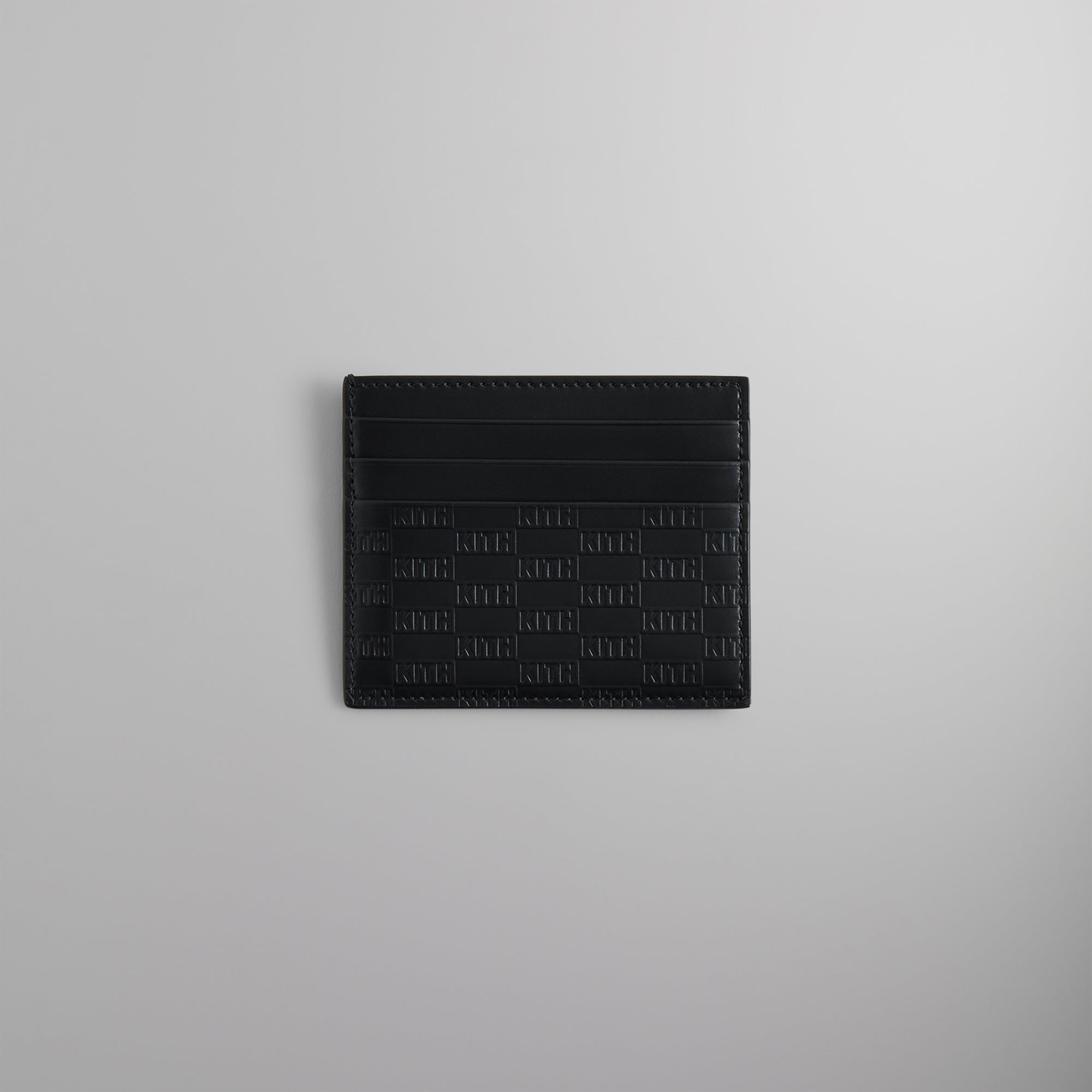 Kith Monogram Card Holder - Black – Kith Europe