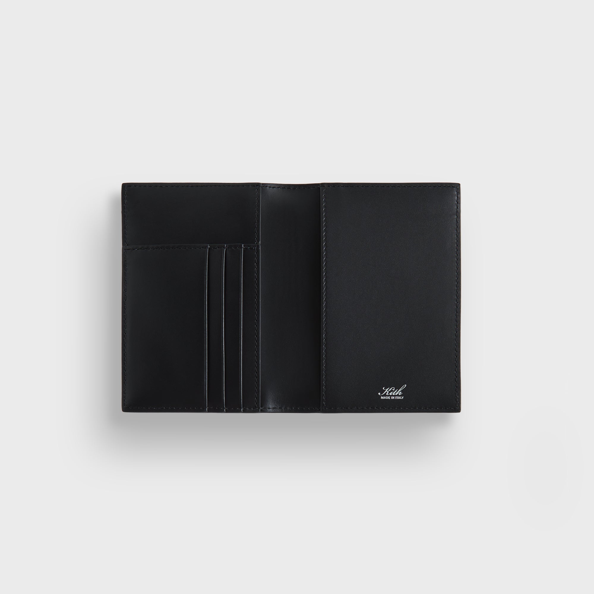 Kith Monogram Passport Holder - Black – Kith Europe