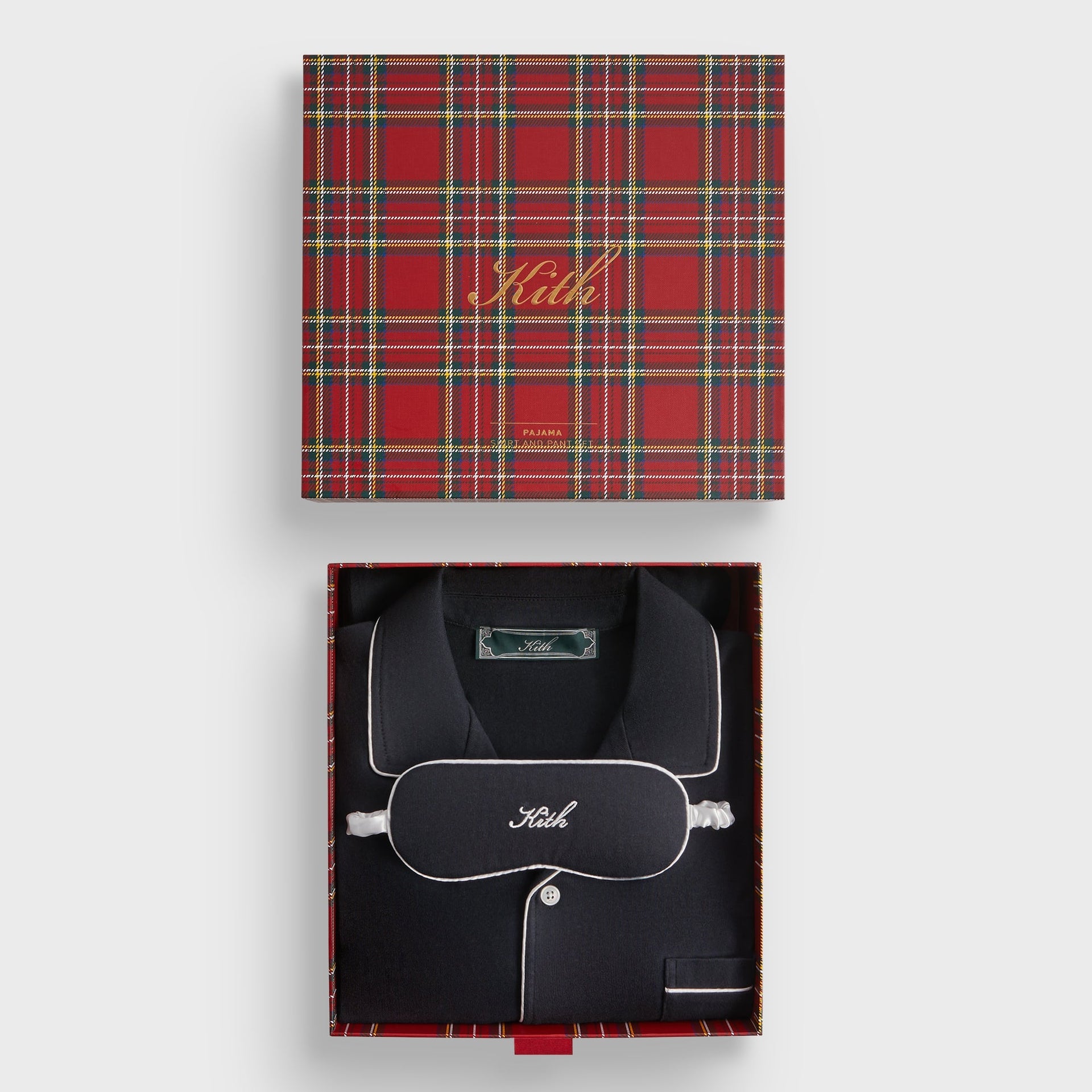 Kithmas Script Pajama Set - Black - PH